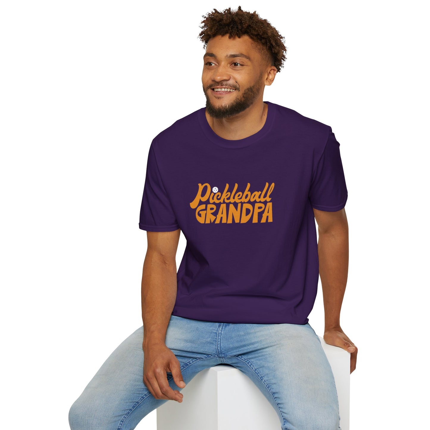 Men's Comfy Pickleball T-shirt - Pickleball Grandpa