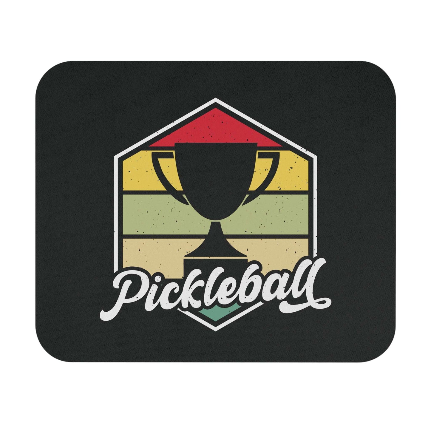Pickleball Cool Mouse pad - Pickleball Retro Black