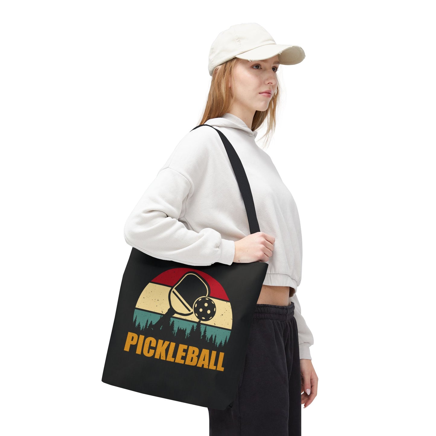 Pickleball Cool Tote Bag - Pickleball Retro