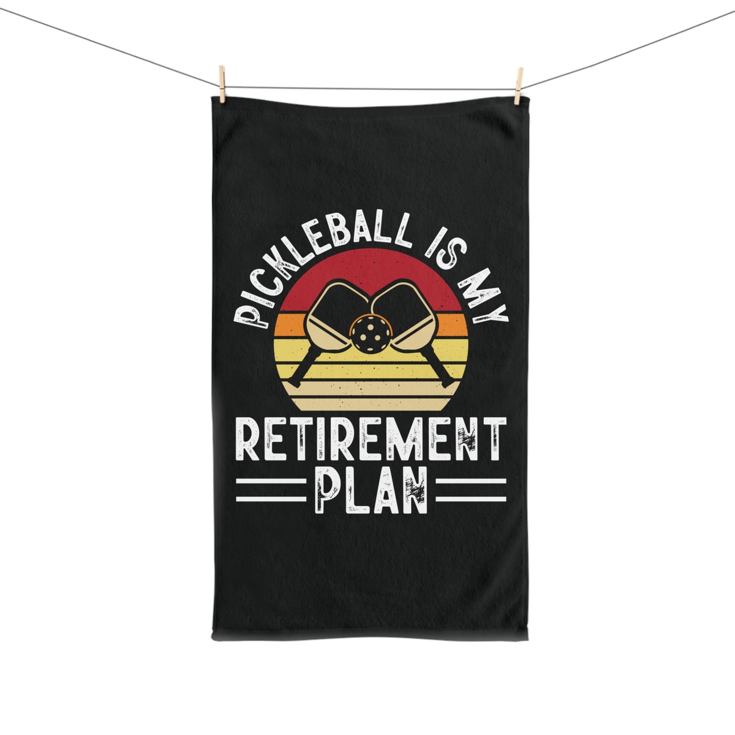 Pickleball Cool Hand Towel - Pickleball Is My Retirement Plan