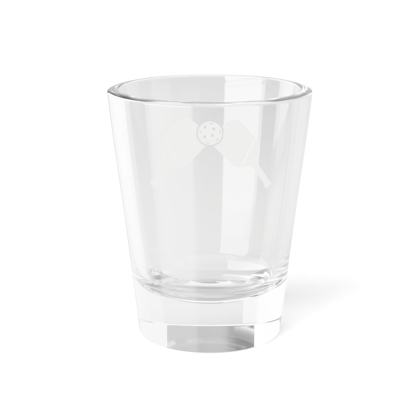 Pickleball Cool Shot Glass - Paddles and Ball