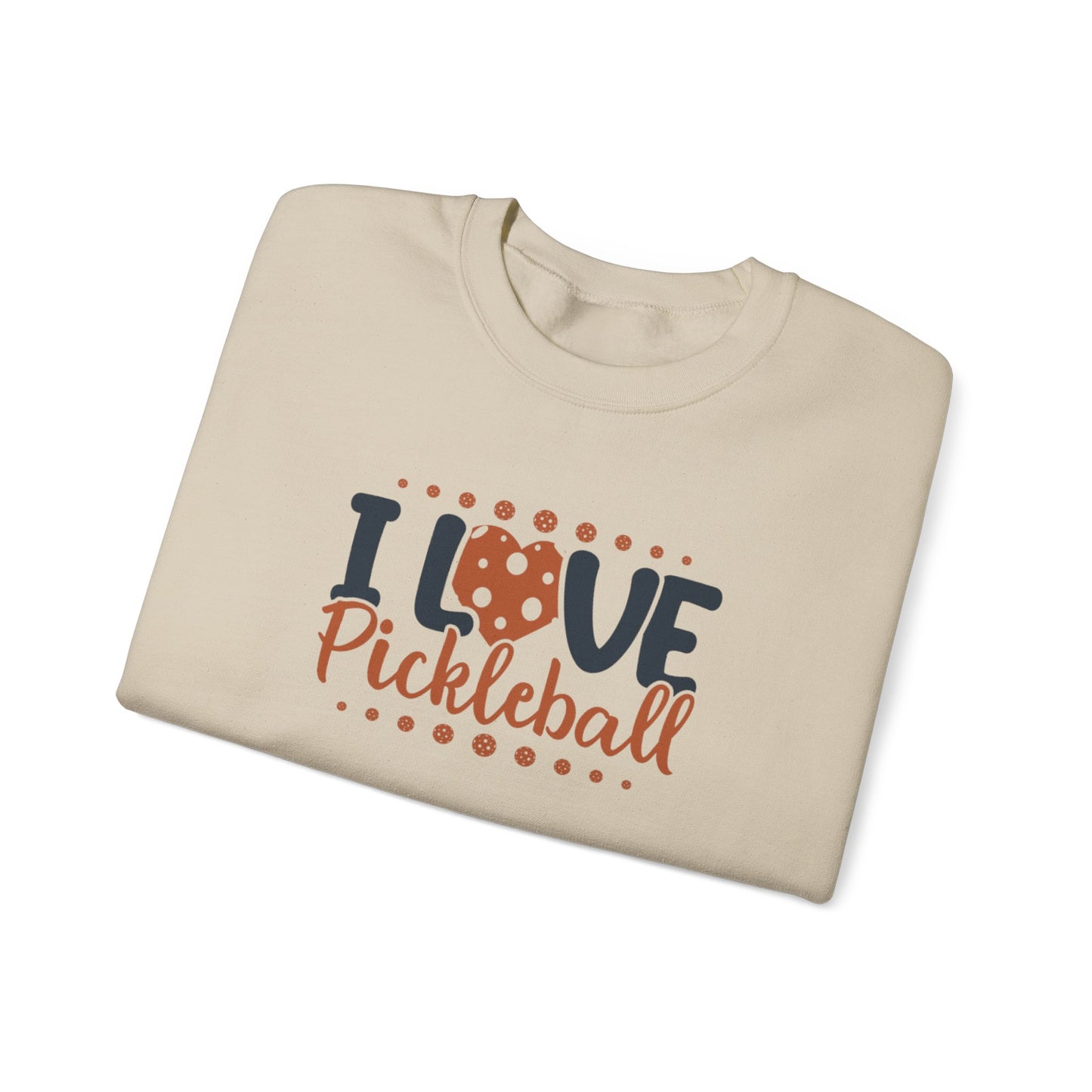 Women's Cute Pickleball Sweatshirt - I Love Pickleball