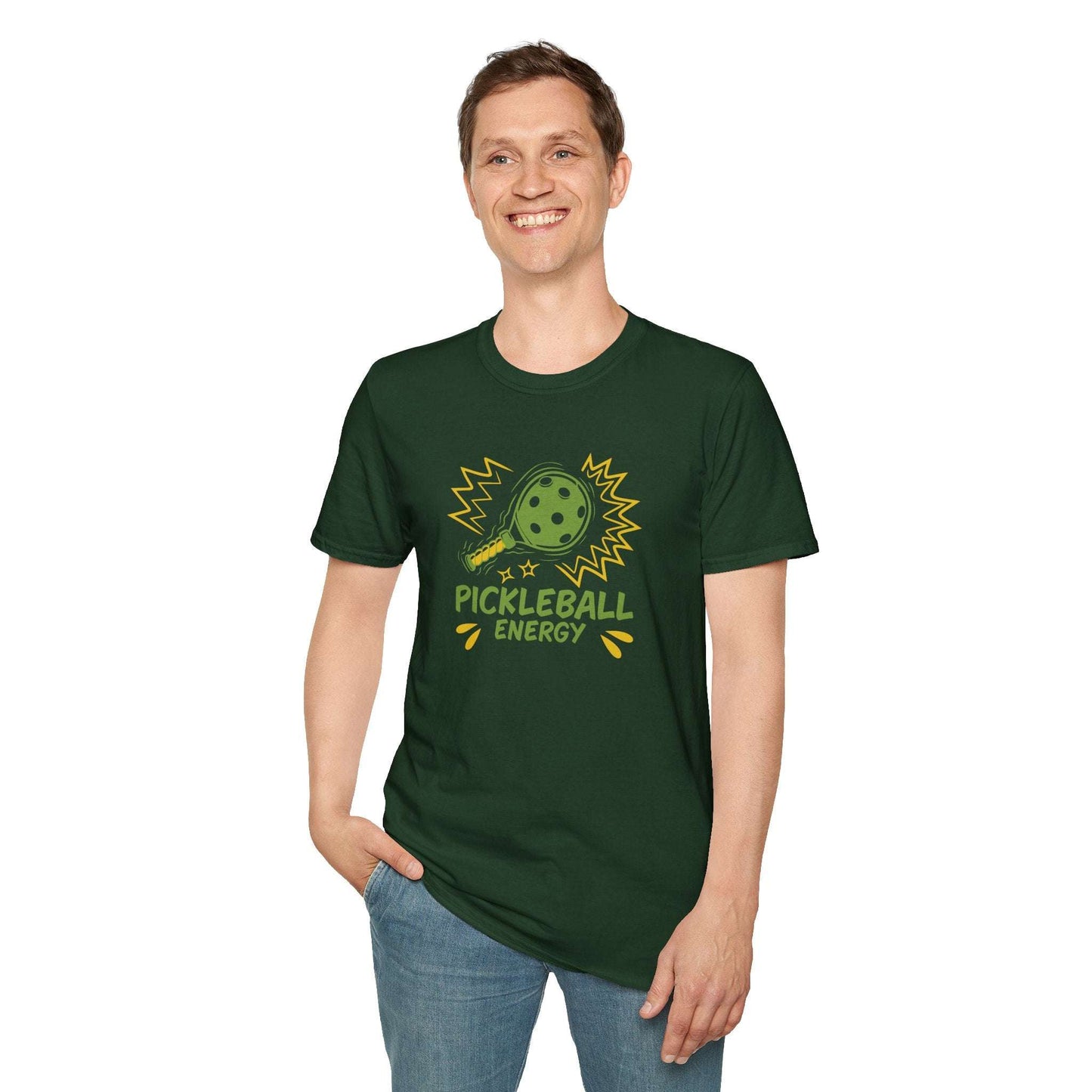 Men's Playful Pickleball T-shirt - Pickleball Energy