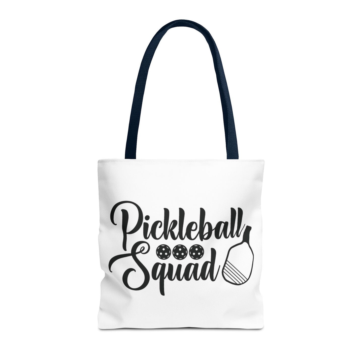 Pickleball Durable Tote Bag - Pickleball squad Navy