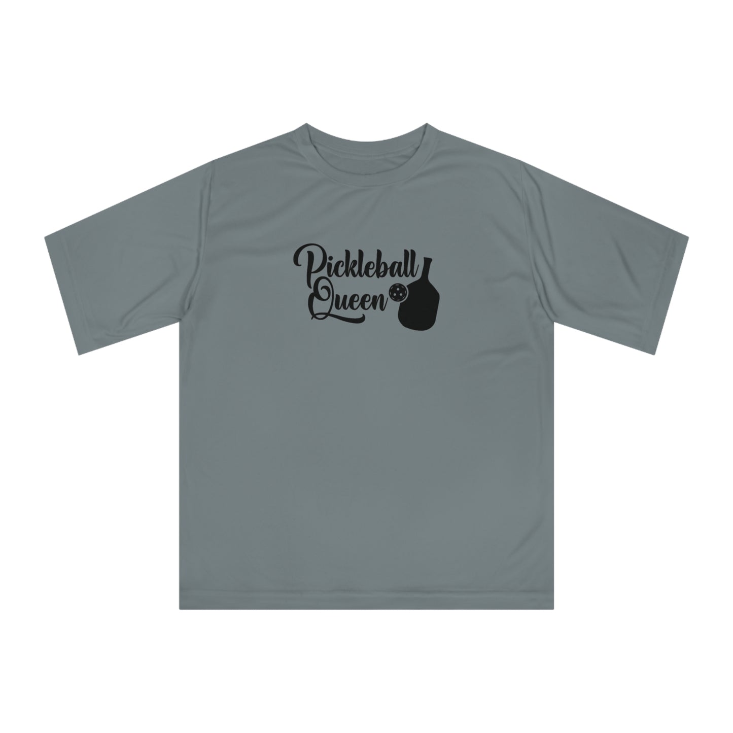 Women's Lightweight Pickleball T-shirt - Pickleball Queen Gray