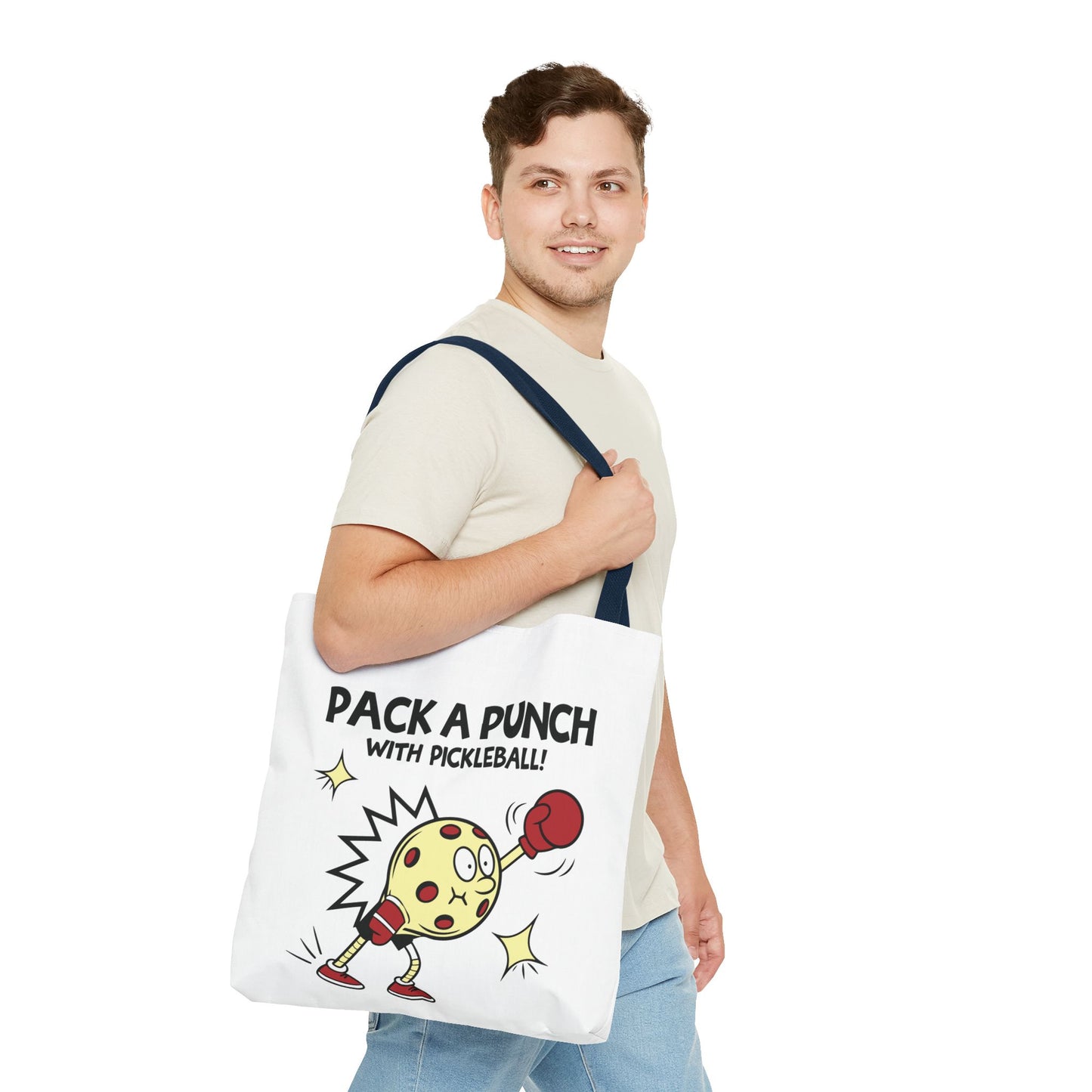 Pickleball Stylish Tote Bag - Pack a Punch with Pickleball