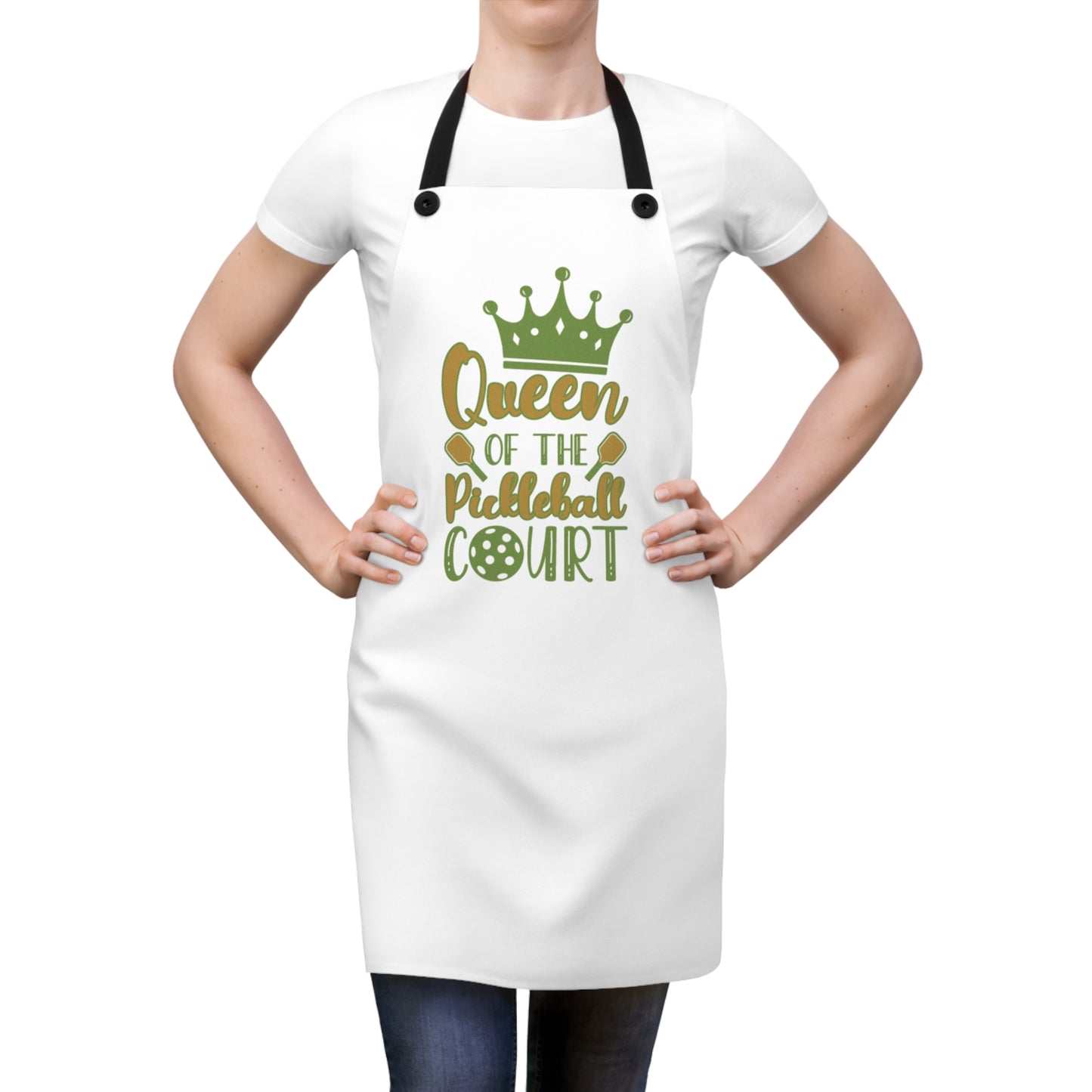 Funny Pickleball Apron - Queen of the Pickleball Court