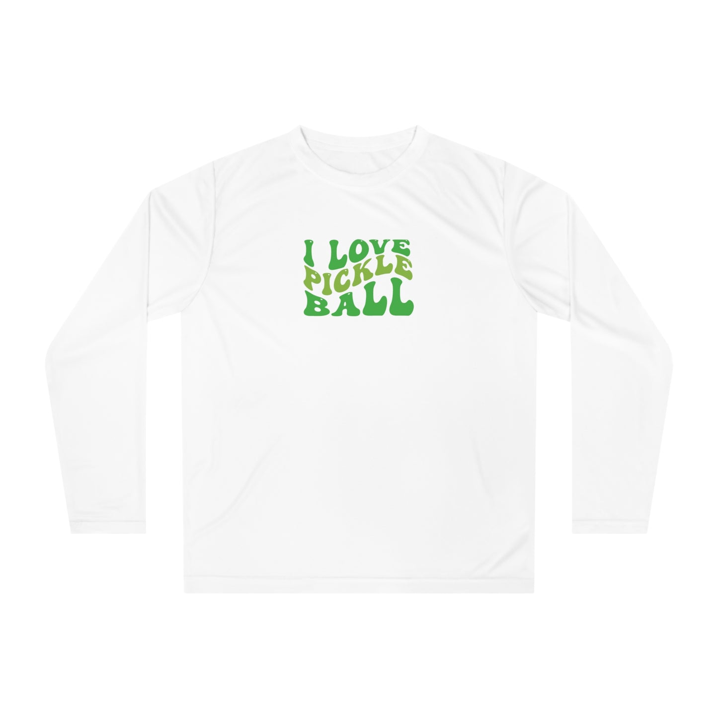 Men's Lightweight Pickleball Long Sleeves top - I Love Pickleball