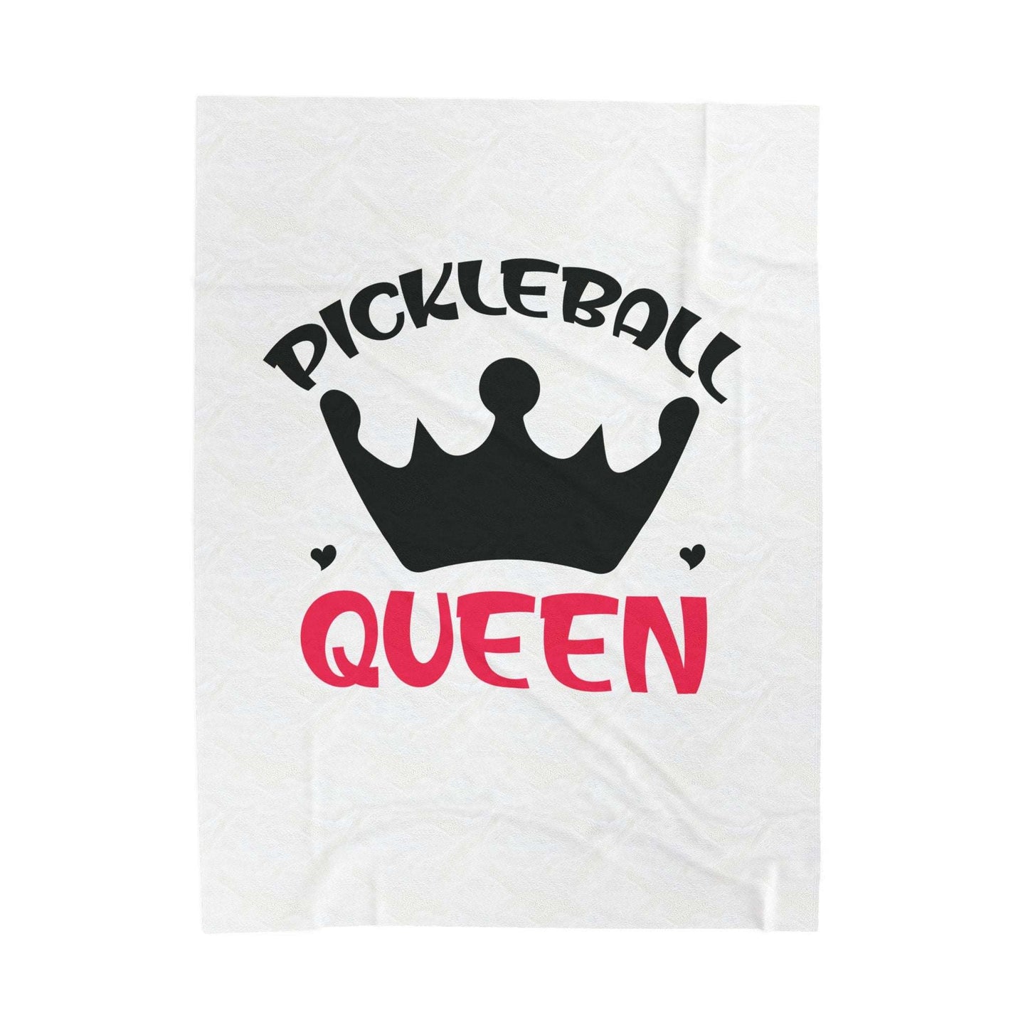 Pickleball Comfy Blanket - Pickleball Queen White
