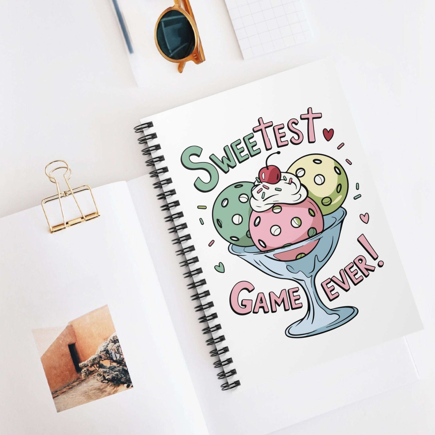Pickleball Durable Notebook - Sweetest Game Ever