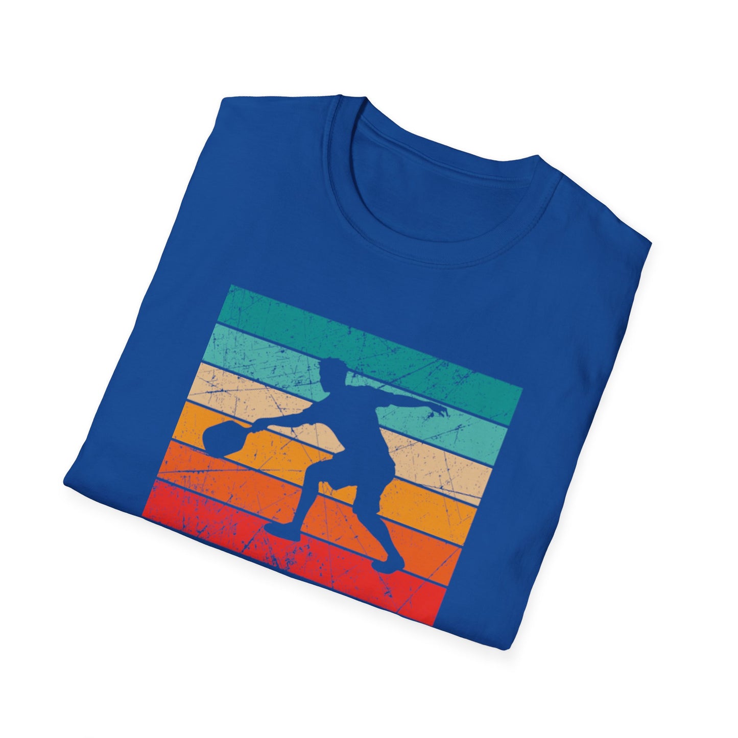 Men's Eye-Catching Pickleball T-shirt - Pickleball Guy Retro
