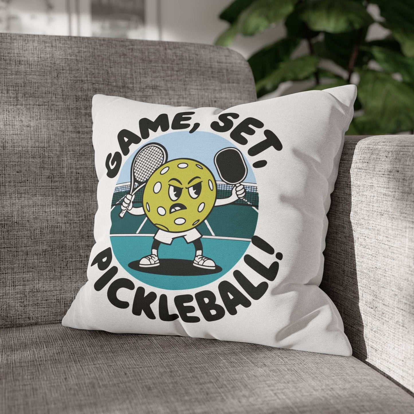 Pickleball Cute Pillowcase - Game, Set, Pickleball