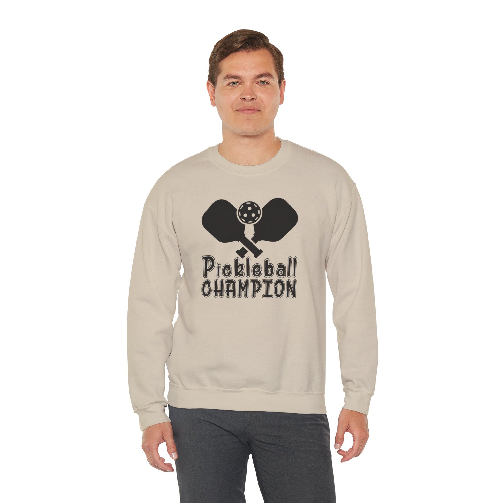 Men's Soft Pickleball Sweatshirt - Pickleball Champion