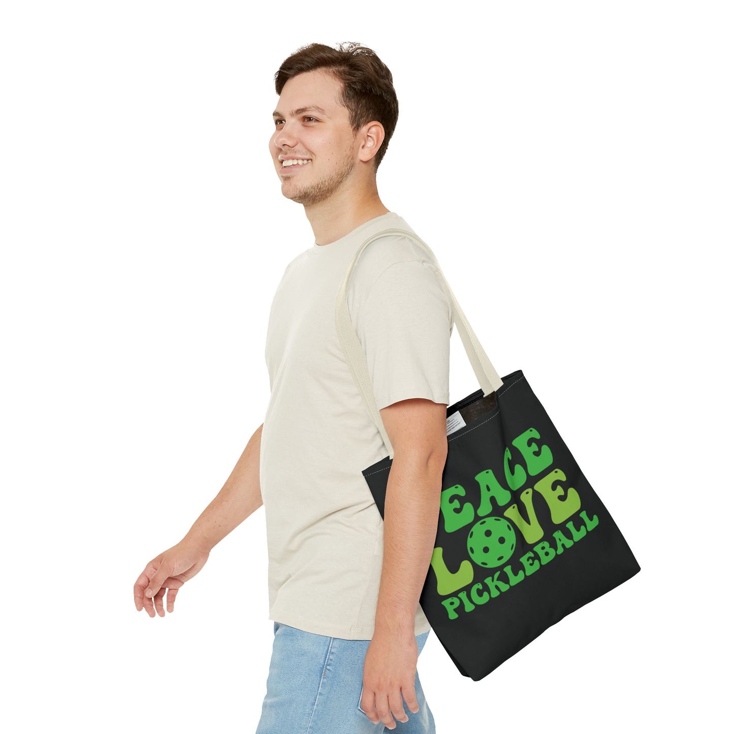 Pickleball Stylish Tote Bag - Peace Love Pickleball