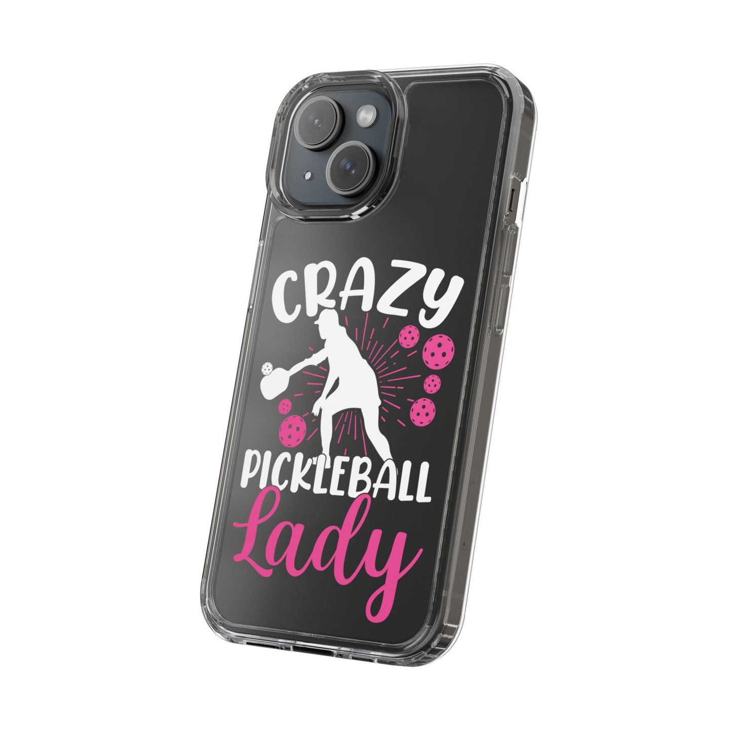 Pickleball Funny Phone case - Crazy Pickleball Lady