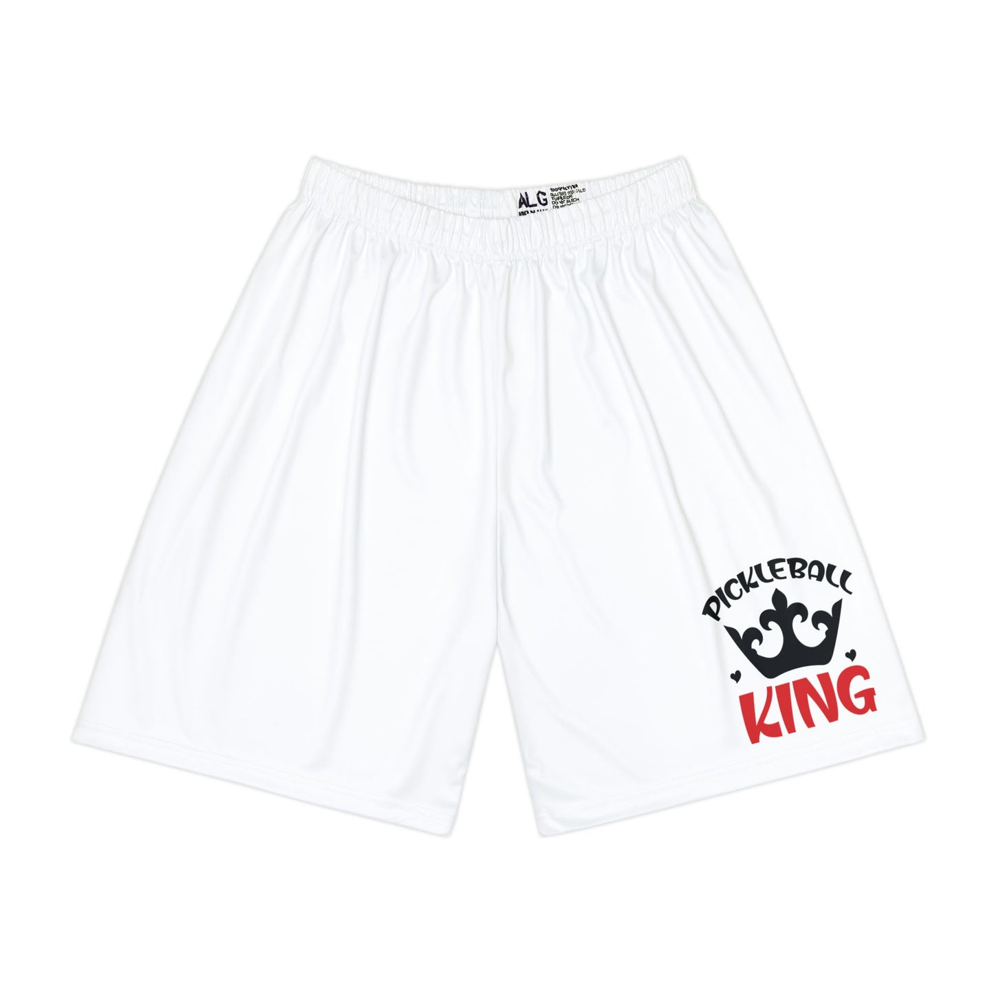 Men's Durable Pickleball Short - Pickleball King White