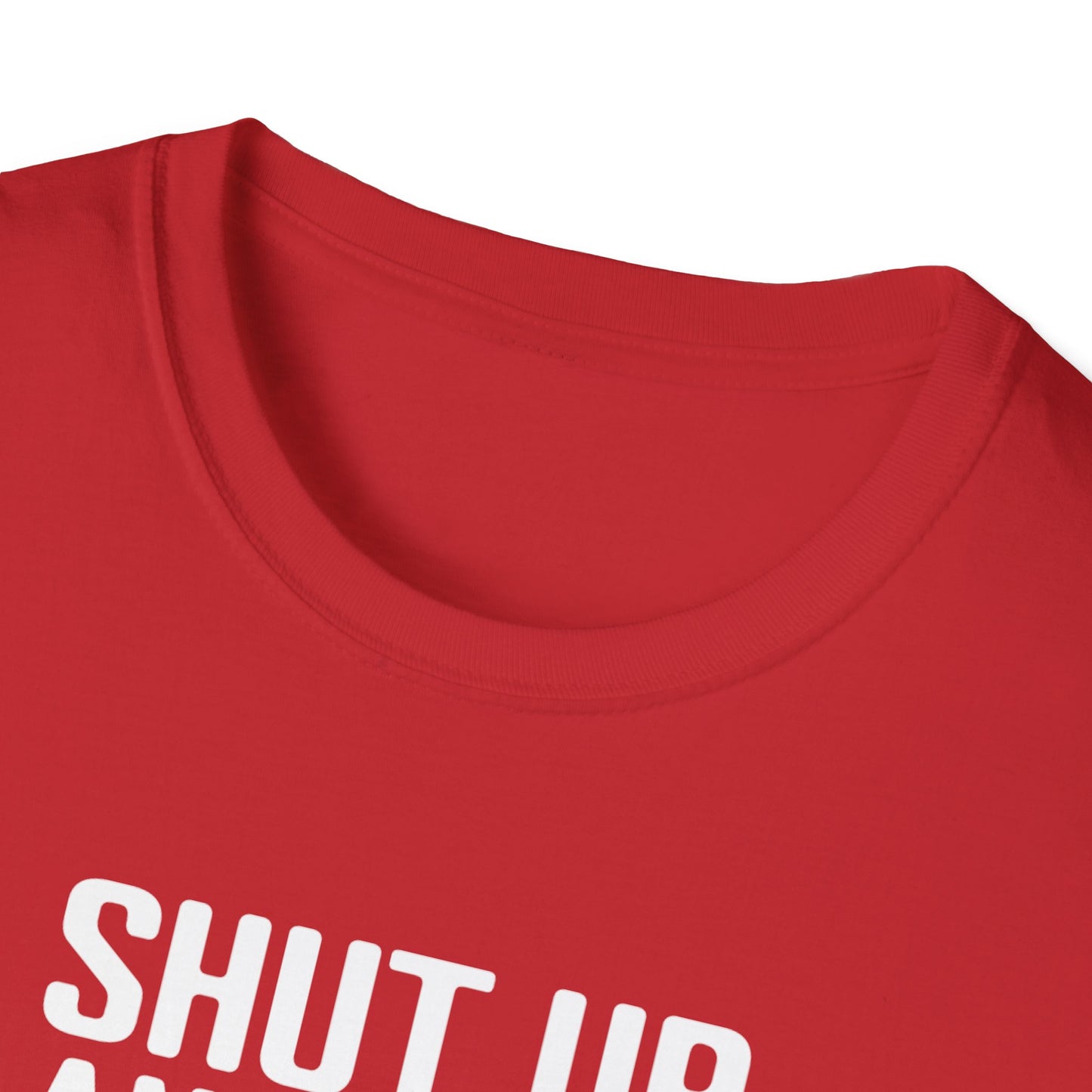 Men's Funny Pickleball T-shirt - Shut Up and Dink