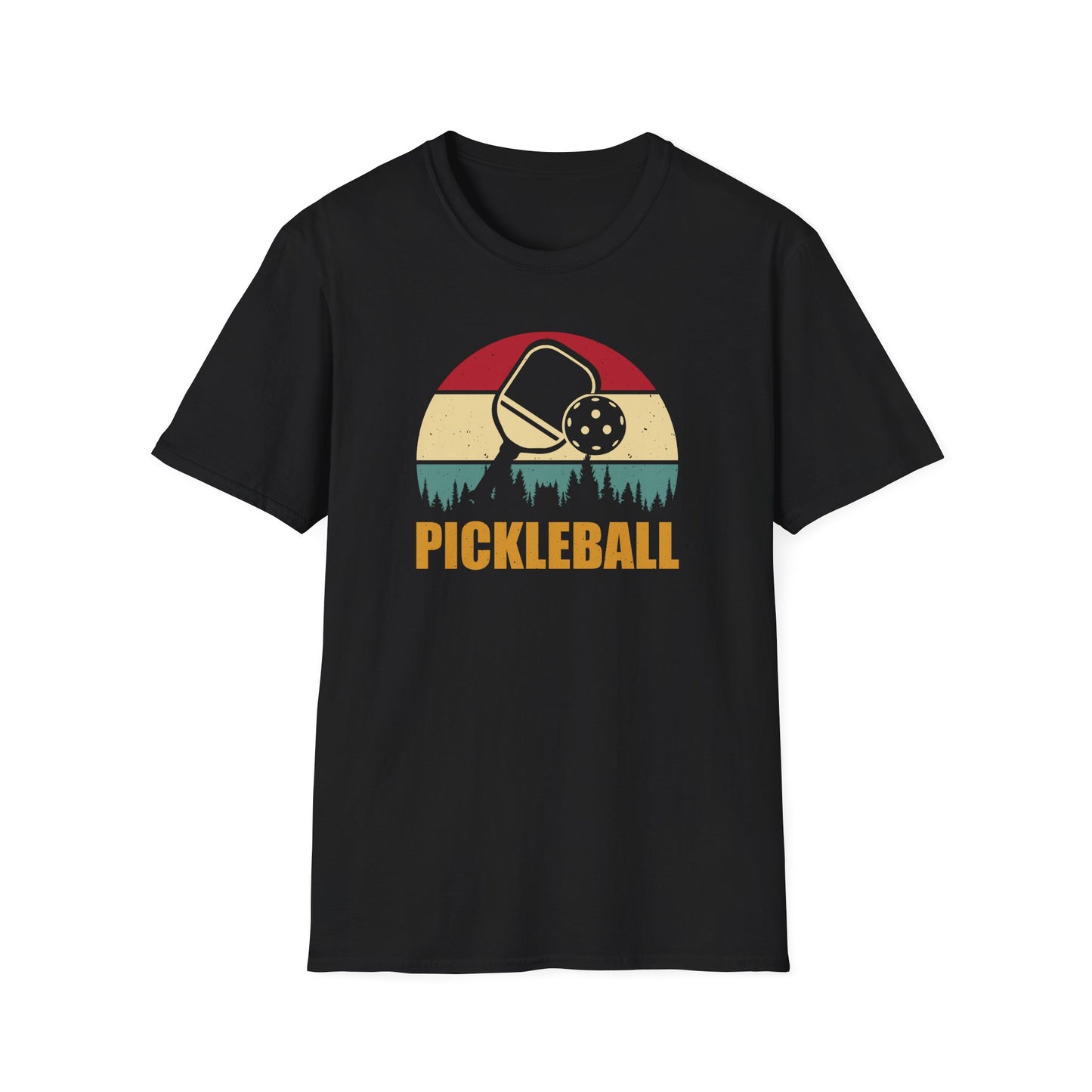 Women's Stylish Pickleball T-shirt - Pickleball Retro