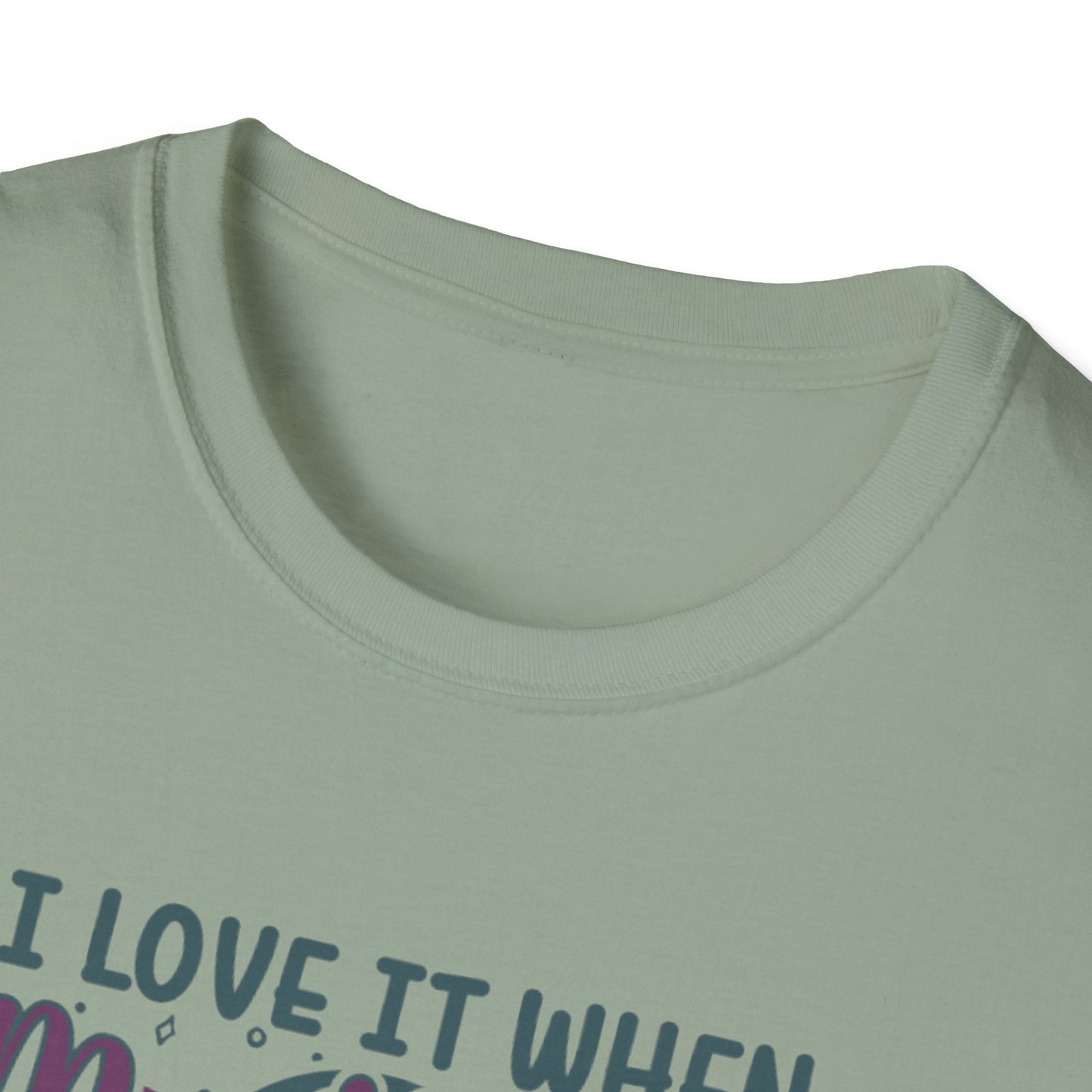 Men's Pickleball T-shirt - I Love When My Wife Lets Me Play Pickleball