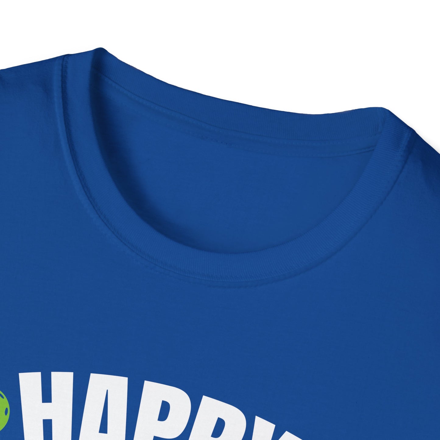 Women's Soft Pickleball T-shirt - Happy People Play Pickleball
