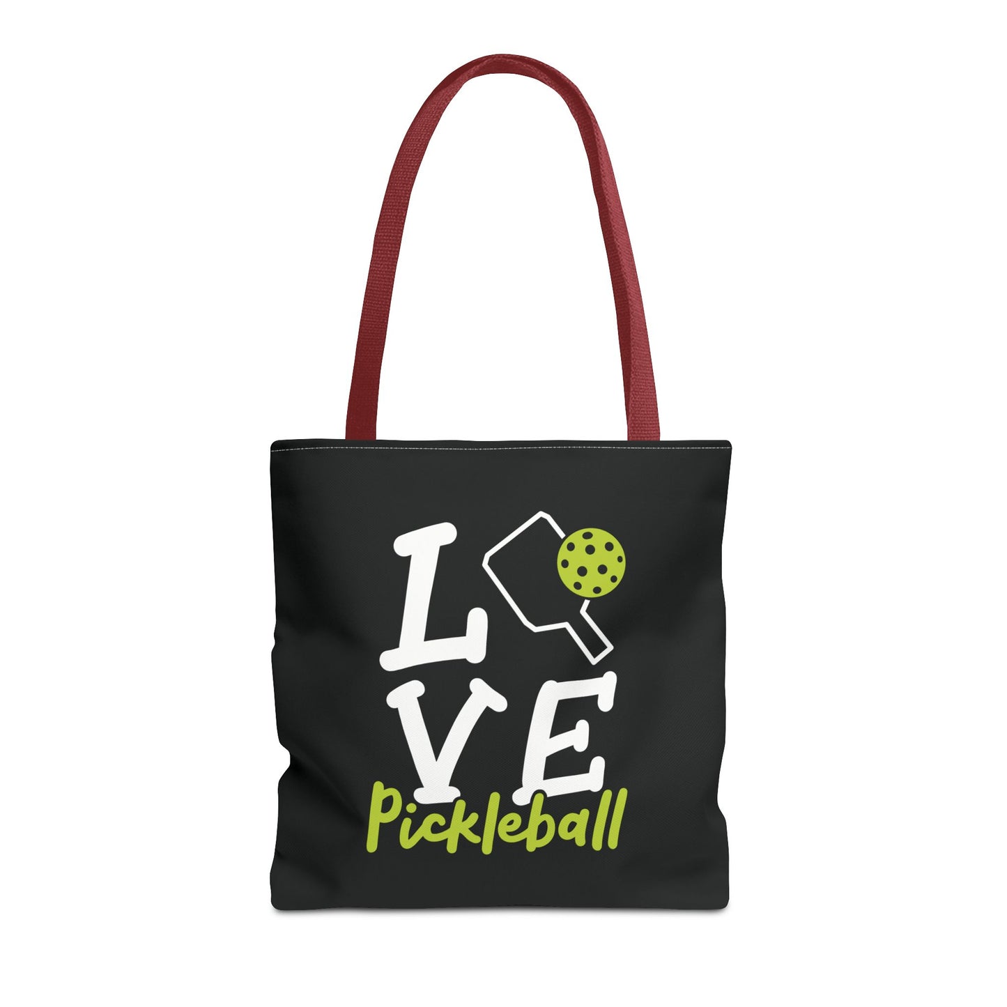 Pickleball Stylish Tote Bag - Love Pickleball Red