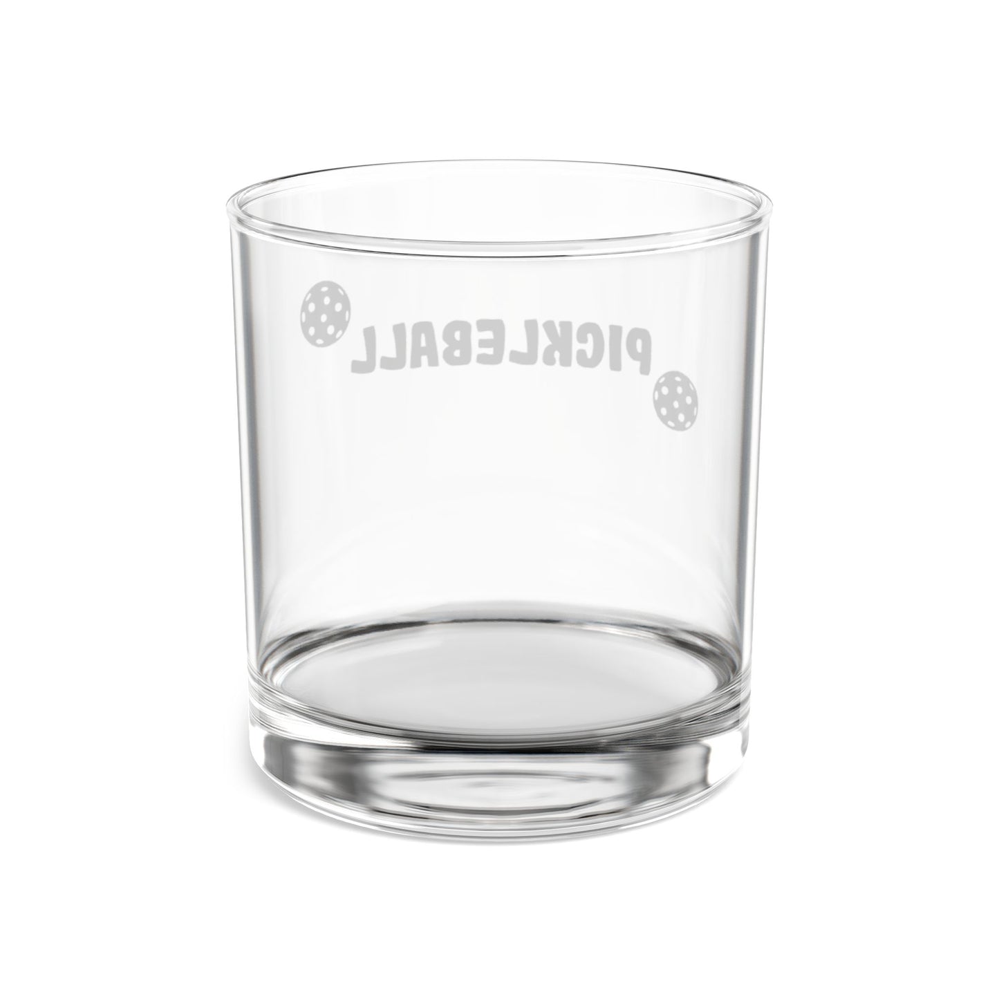 Pickleball Unique Rocks Glass - Pickleball Framed