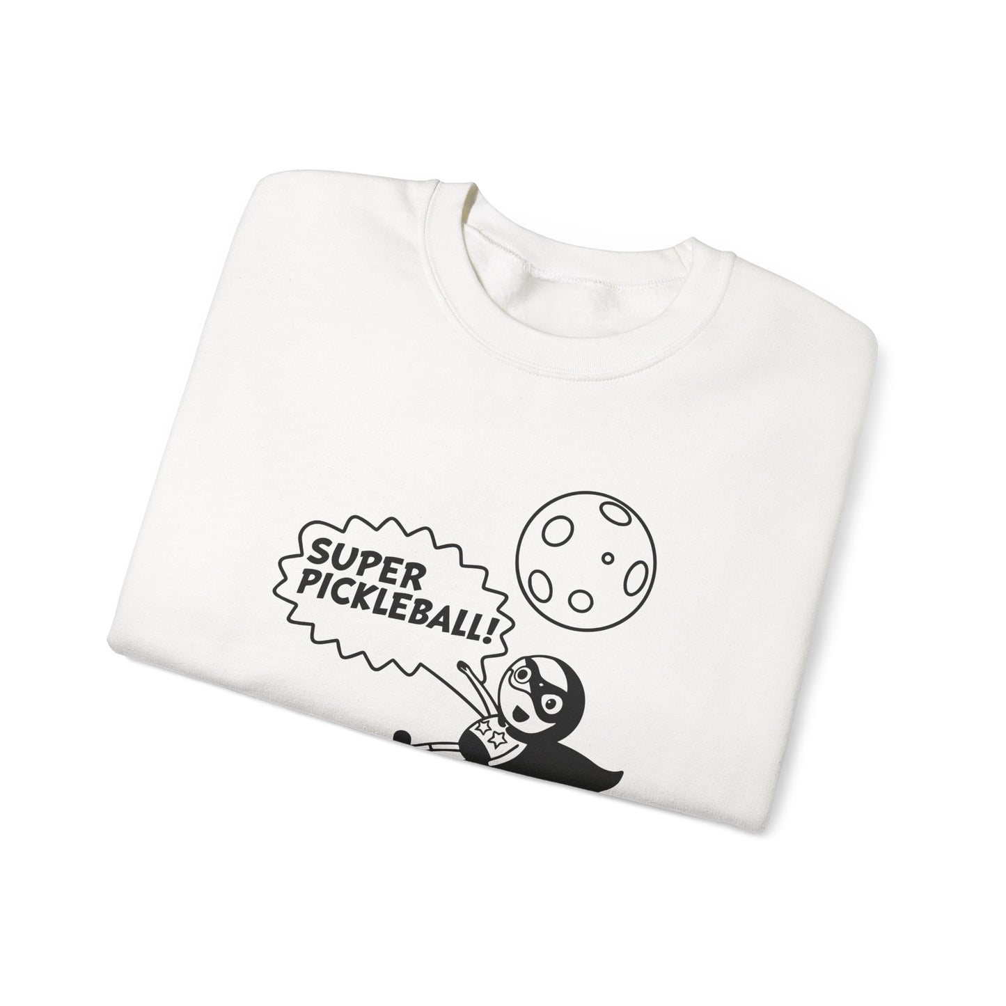 Men's Quirky Pickleball Sweatshirt - Super Pickleball
