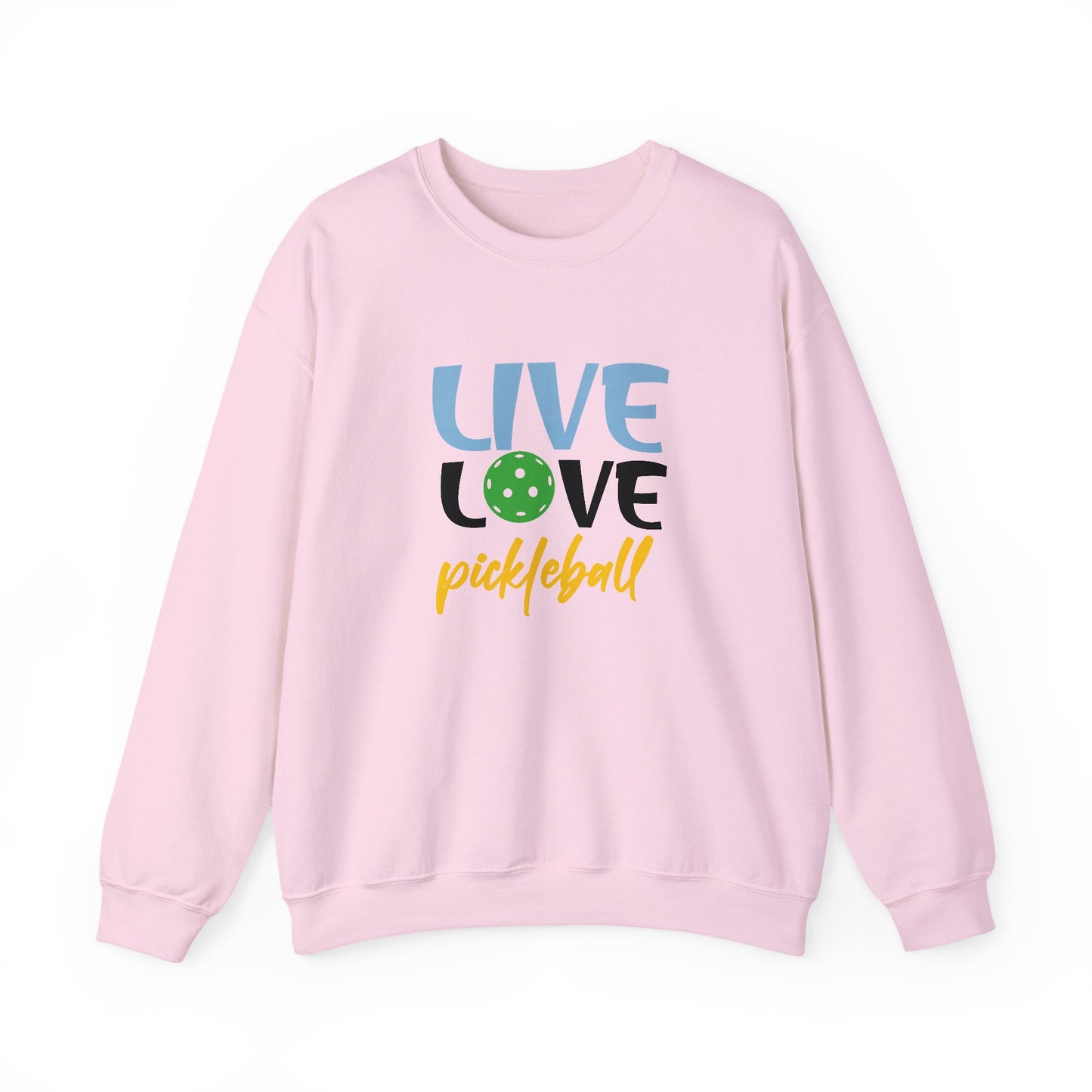 Women's Playful Pickleball Sweatshirt - Live Love Pickleball S