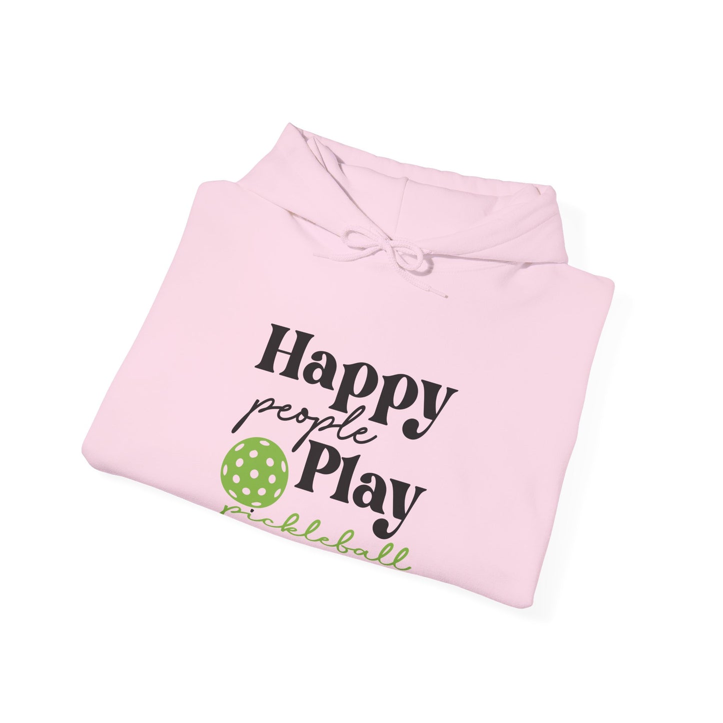 Women's Comfy Pickleball Hoodie - Happy People Play Pickleball