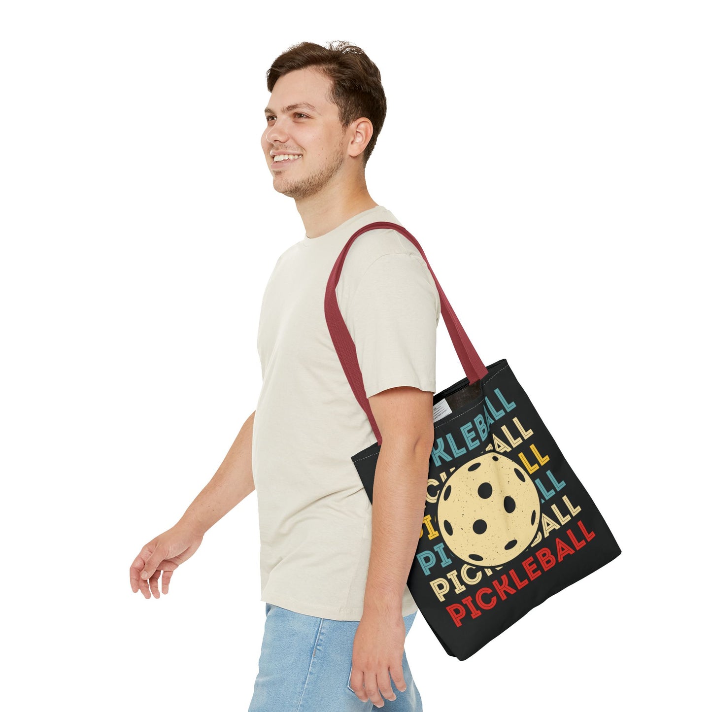 Pickleball Cool Tote Bag - Pickleball and Ball