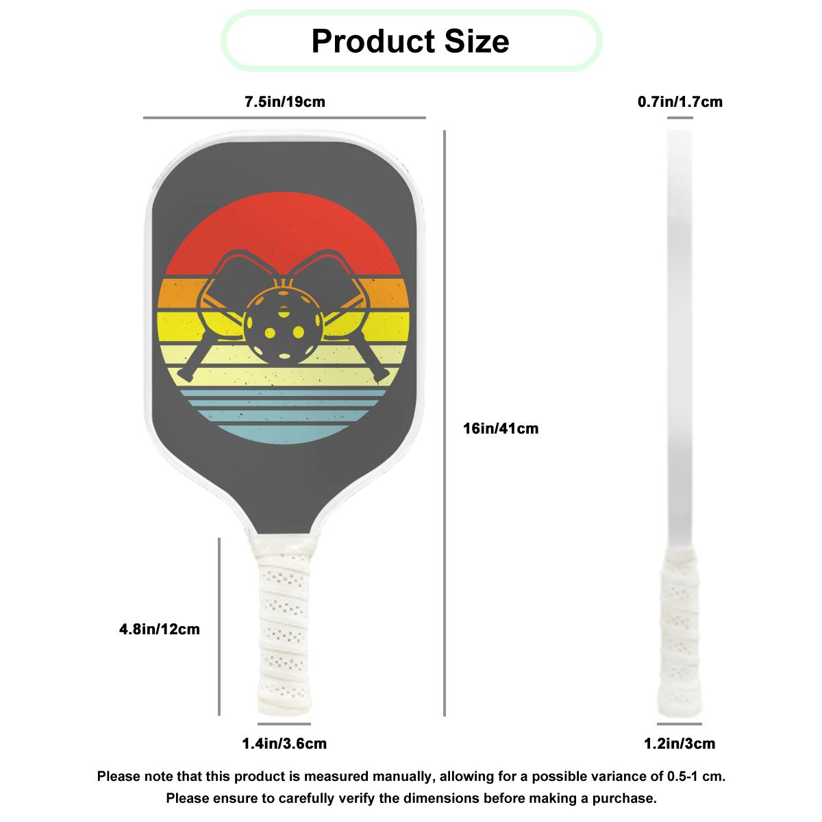 Pickleball Paddle - Paddles Rainbow