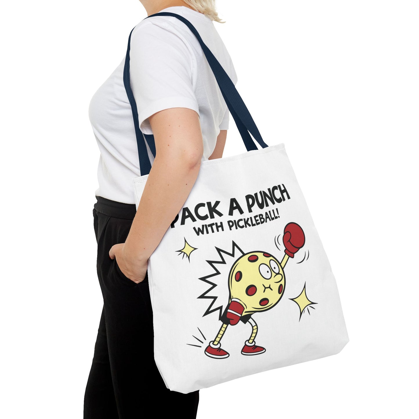 Pickleball Stylish Tote Bag - Pack a Punch with Pickleball