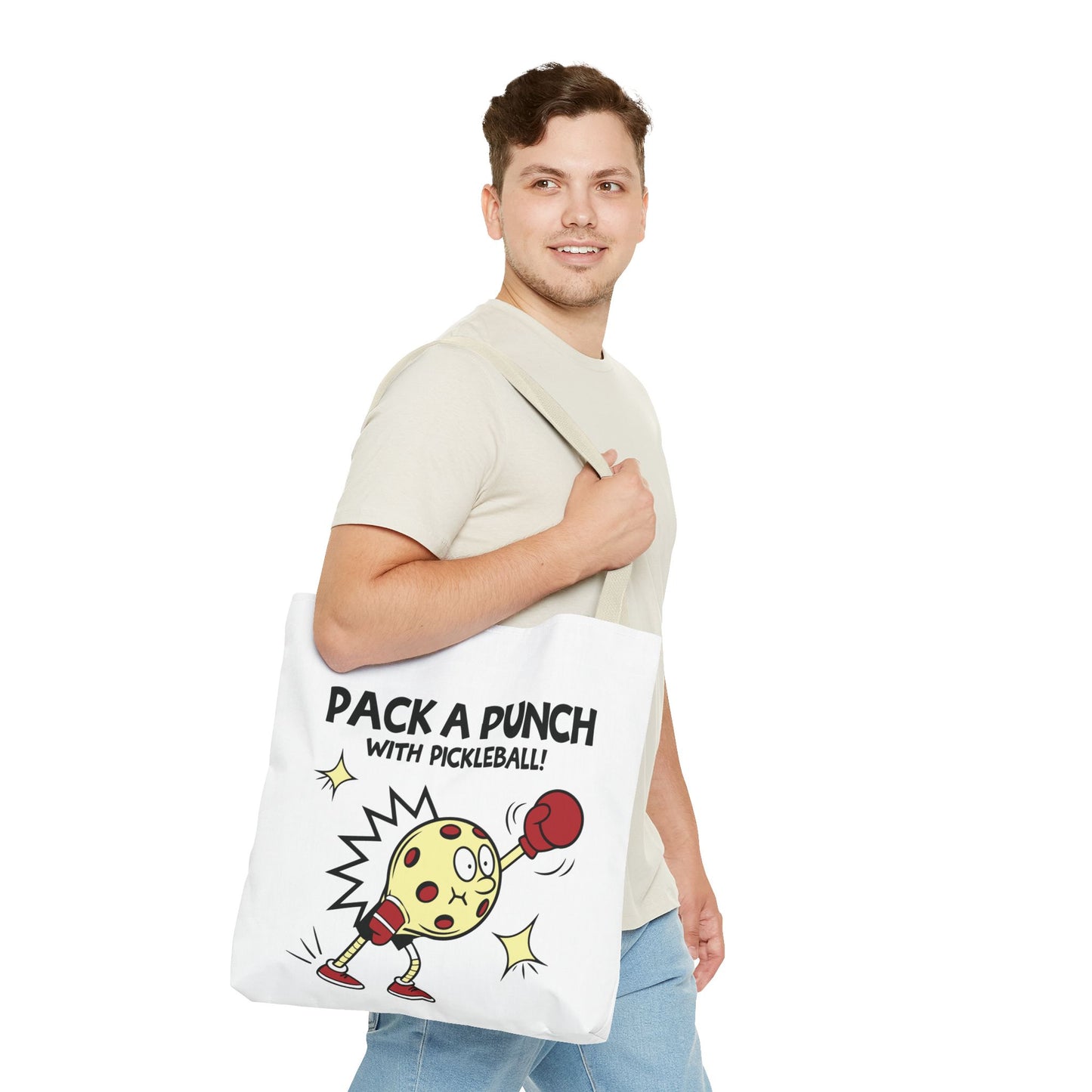 Pickleball Stylish Tote Bag - Pack a Punch with Pickleball