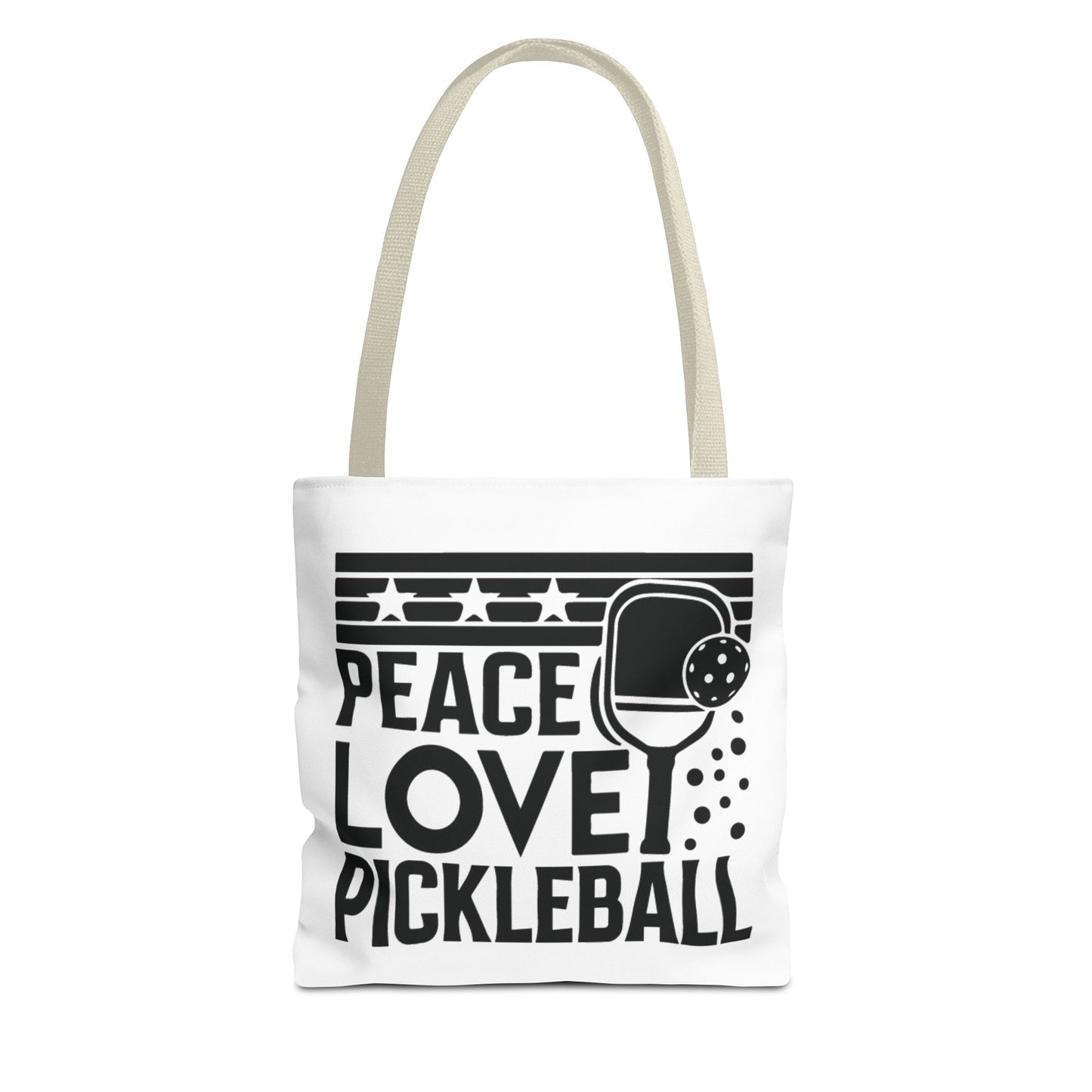 Pickleball Bold Tote Bag - Peace Love Pickleball
