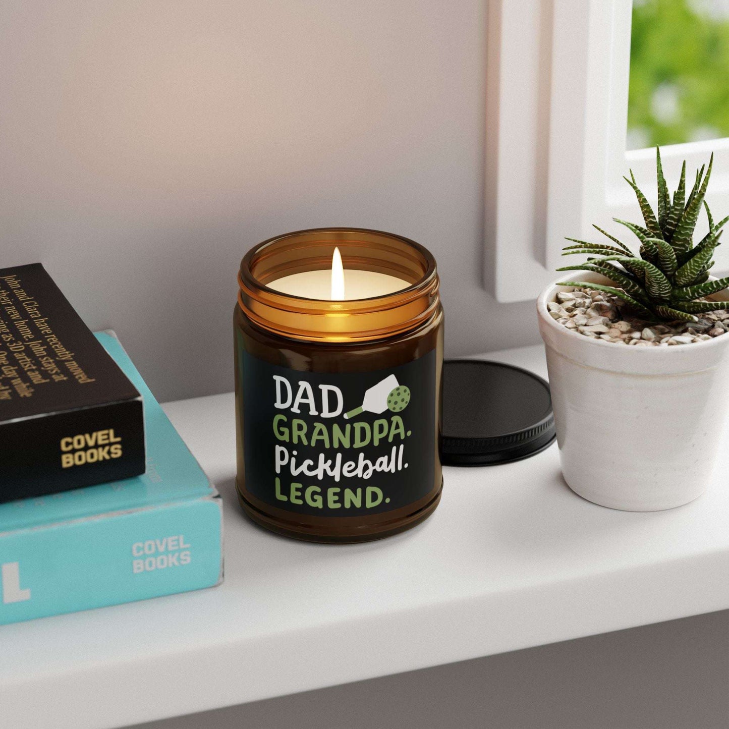 Pickleball Delightful Candle - Dad Grandpa Pickleball Legend
