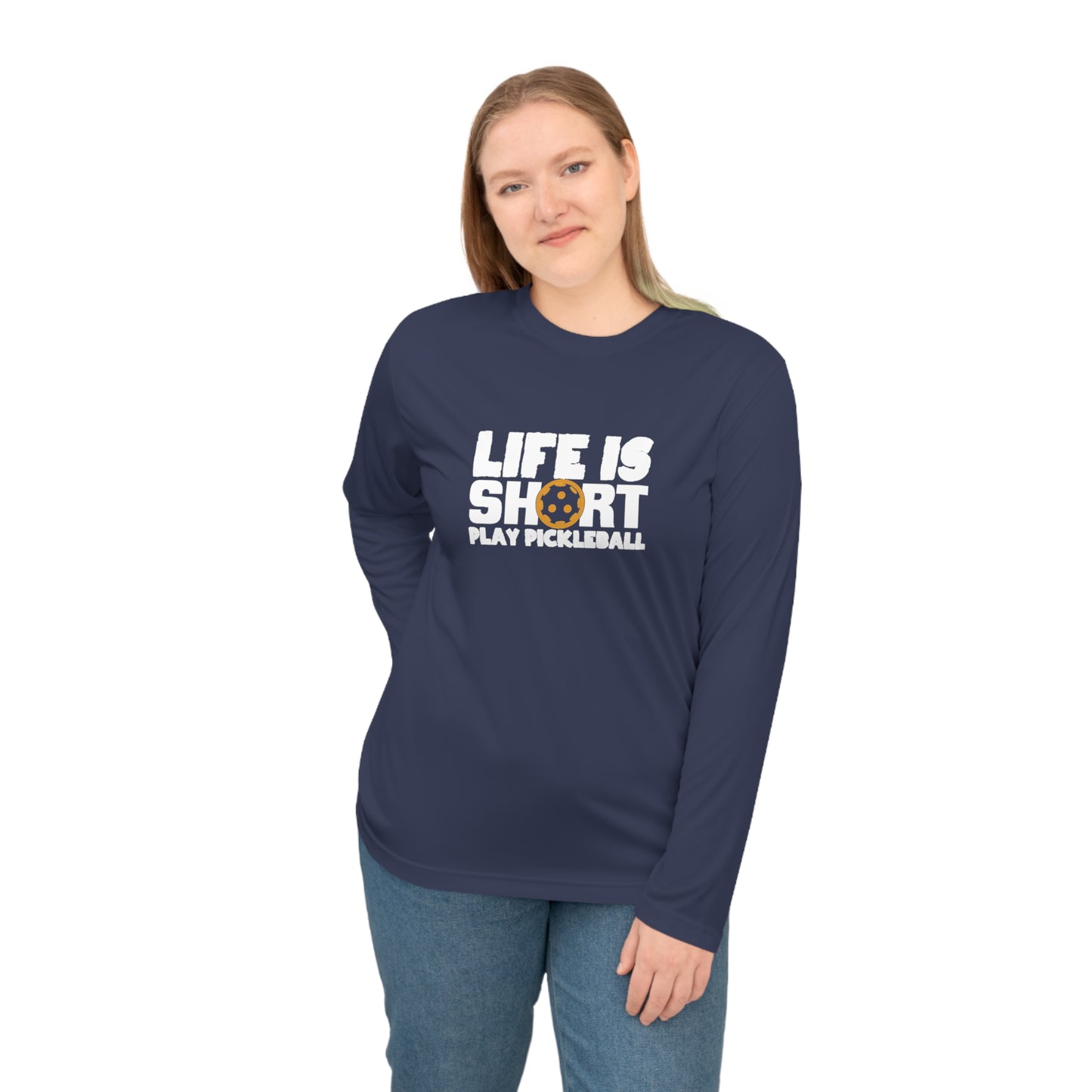 Women's Pickleball Long Sleeves top - Life Is Short Play Pickleball