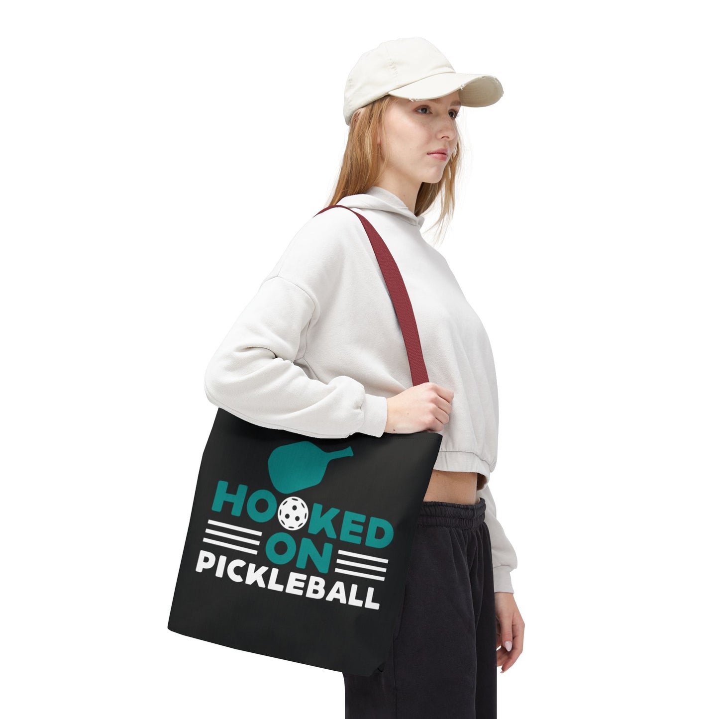 Pickleball Bold Tote Bag - Hooked on Pickleball