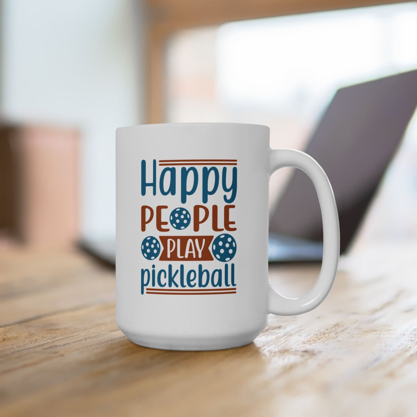 Pickleball Delightful Mug - Happy People Play Pickleball