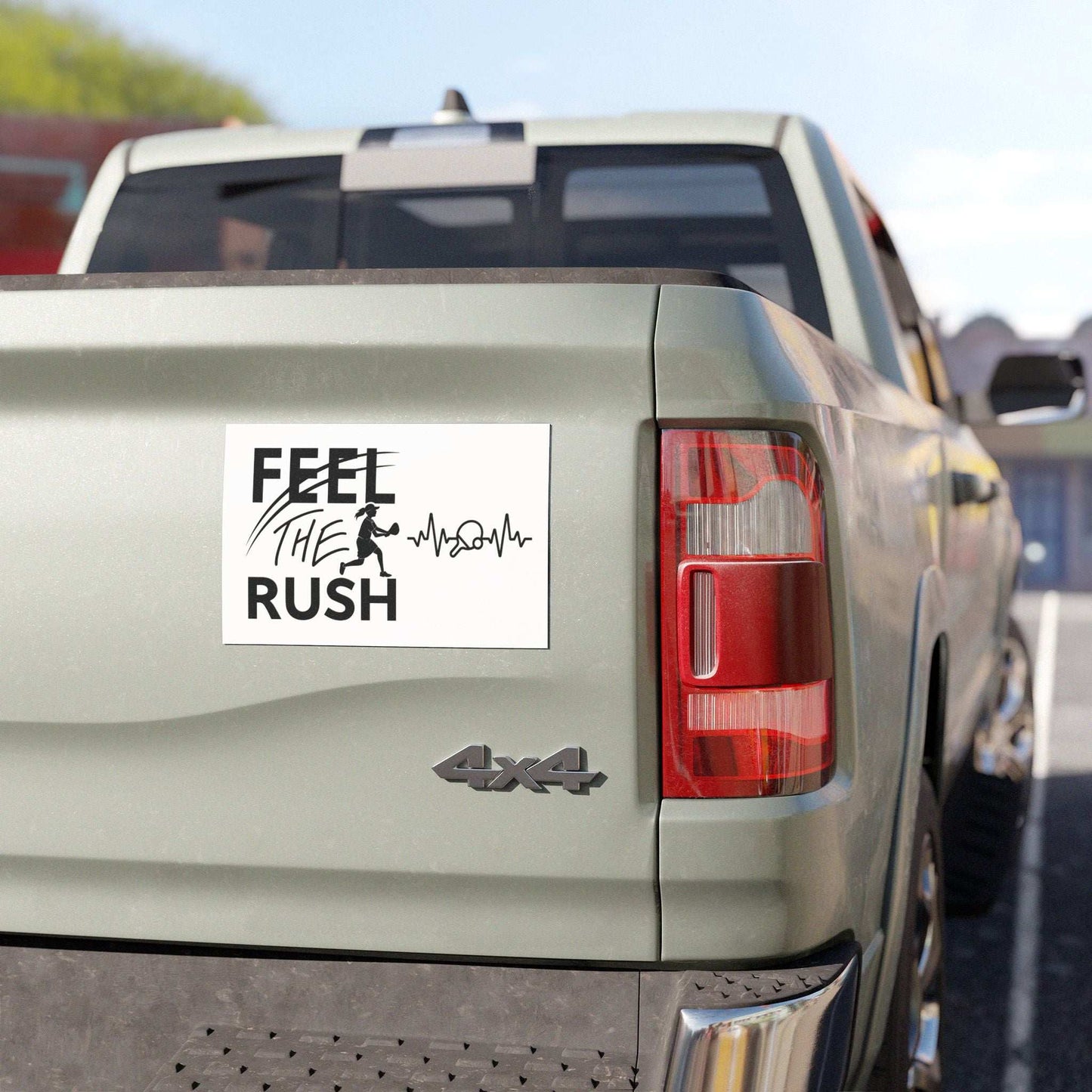 Pickleball Fun Car Magnet - Feel the Rush