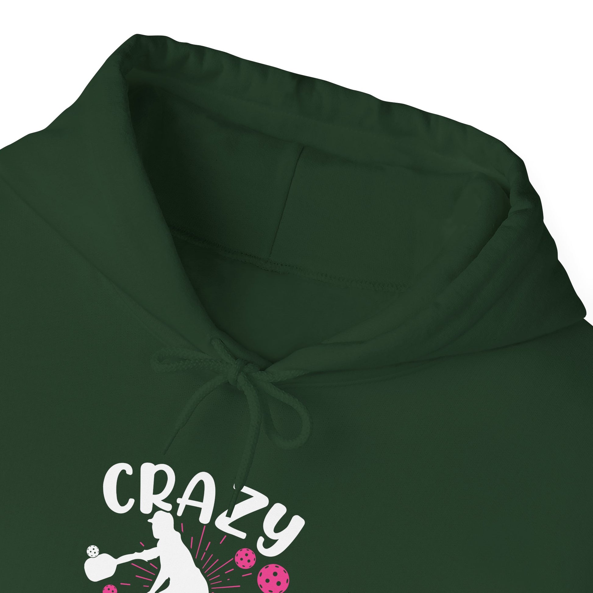 Women's Stylish Pickleball Hoodie - Crazy Pickleball Lady