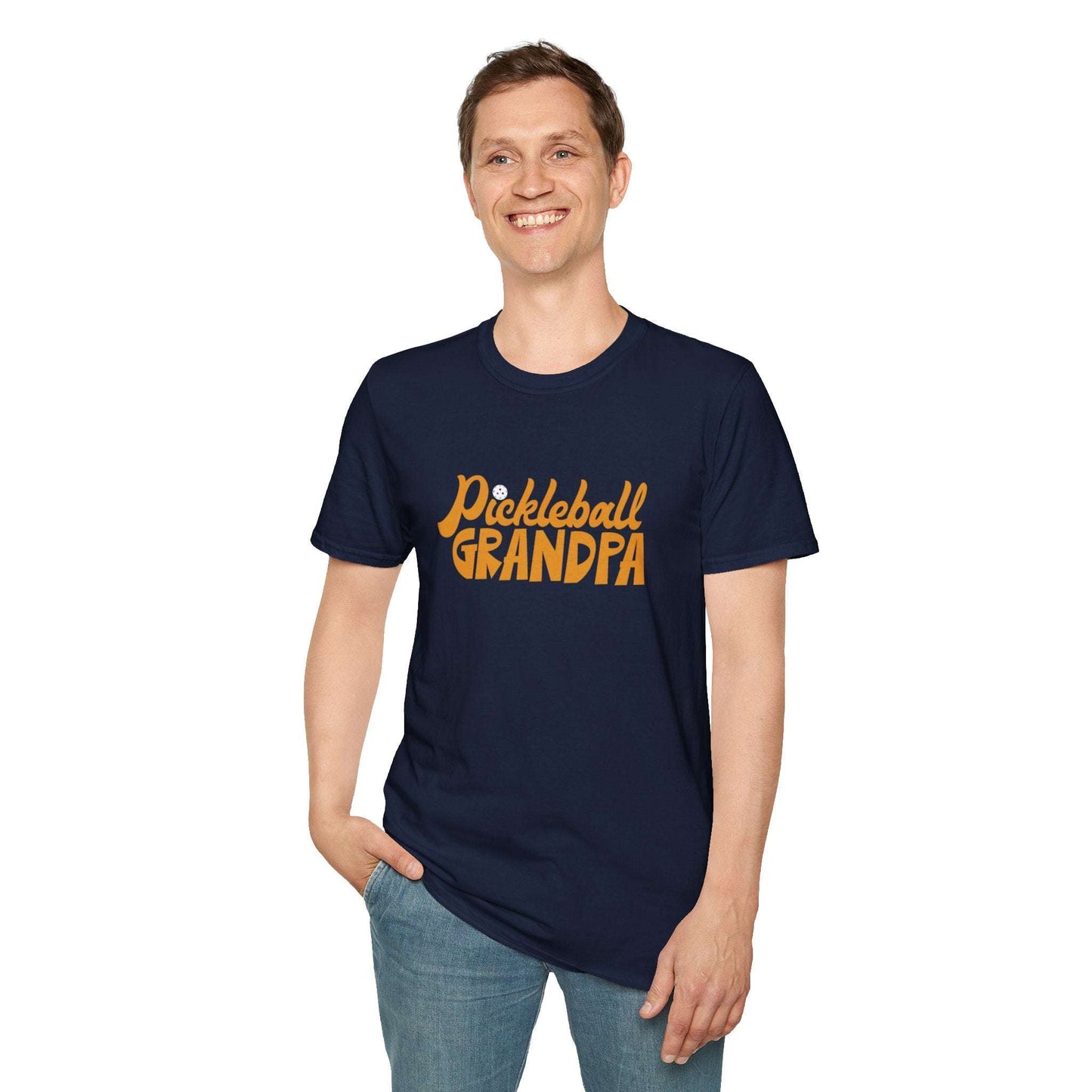 Men's Comfy Pickleball T-shirt - Pickleball Grandpa