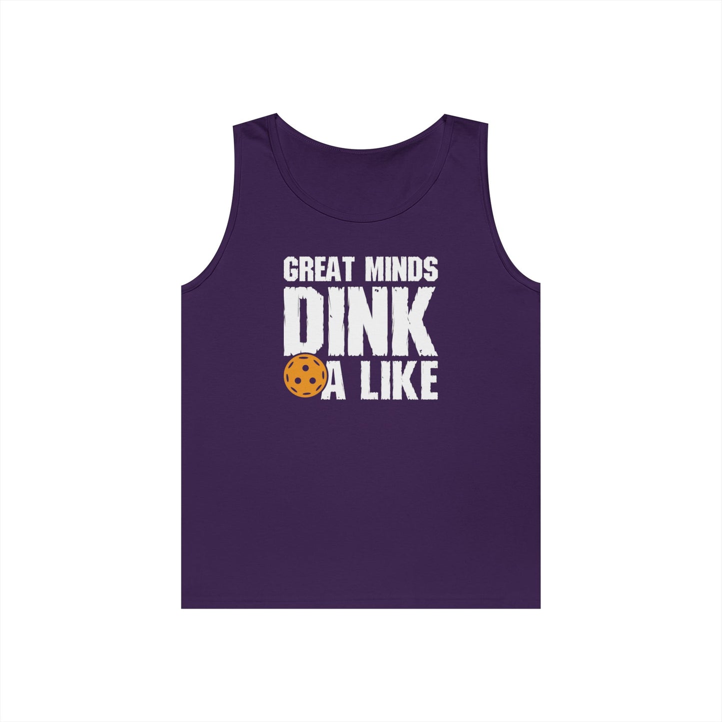 Men's Bold Pickleball Tank Top - Great Mind Dink a Like Purple
