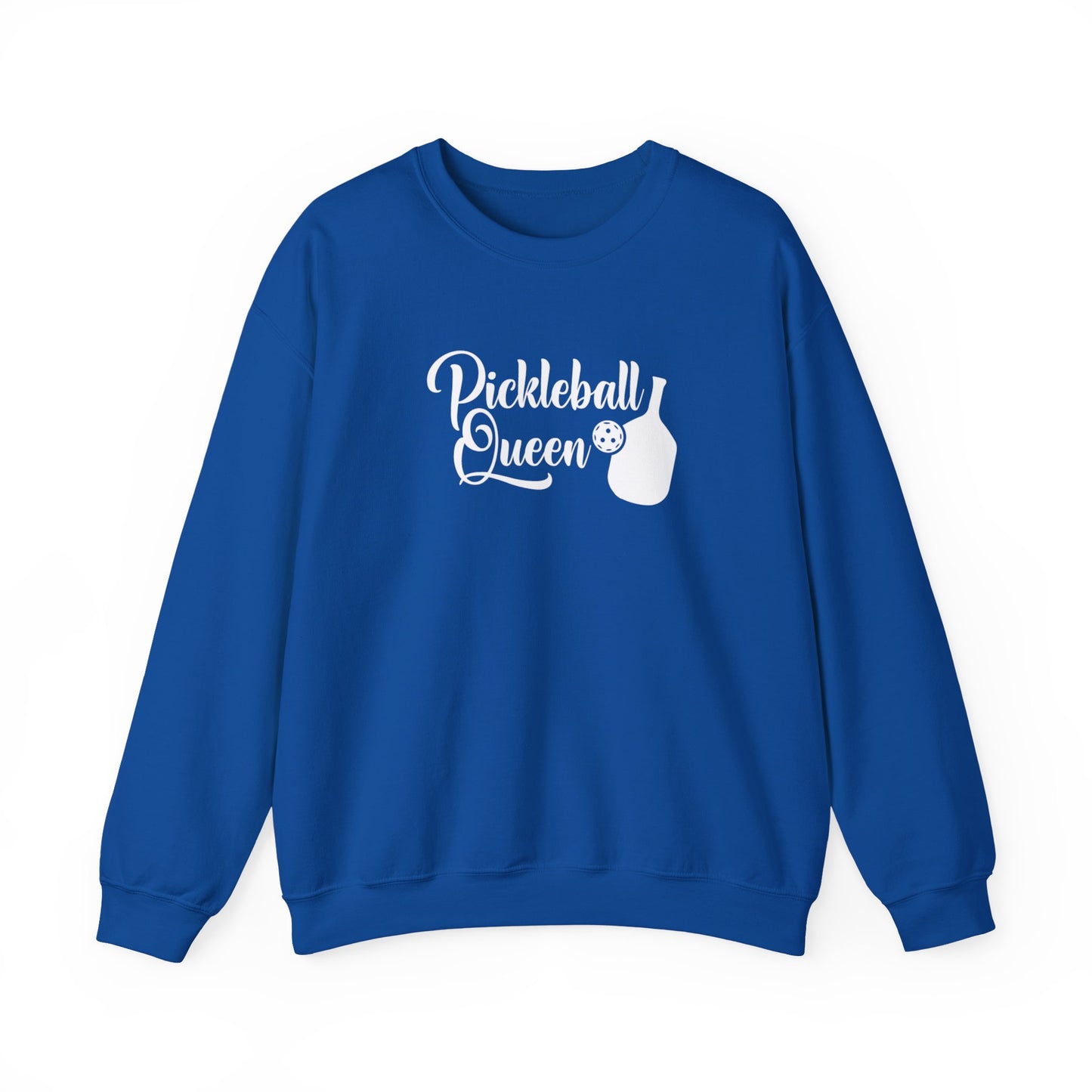 Women's Comfy Pickleball Sweatshirt - Pickleball Queen Royal