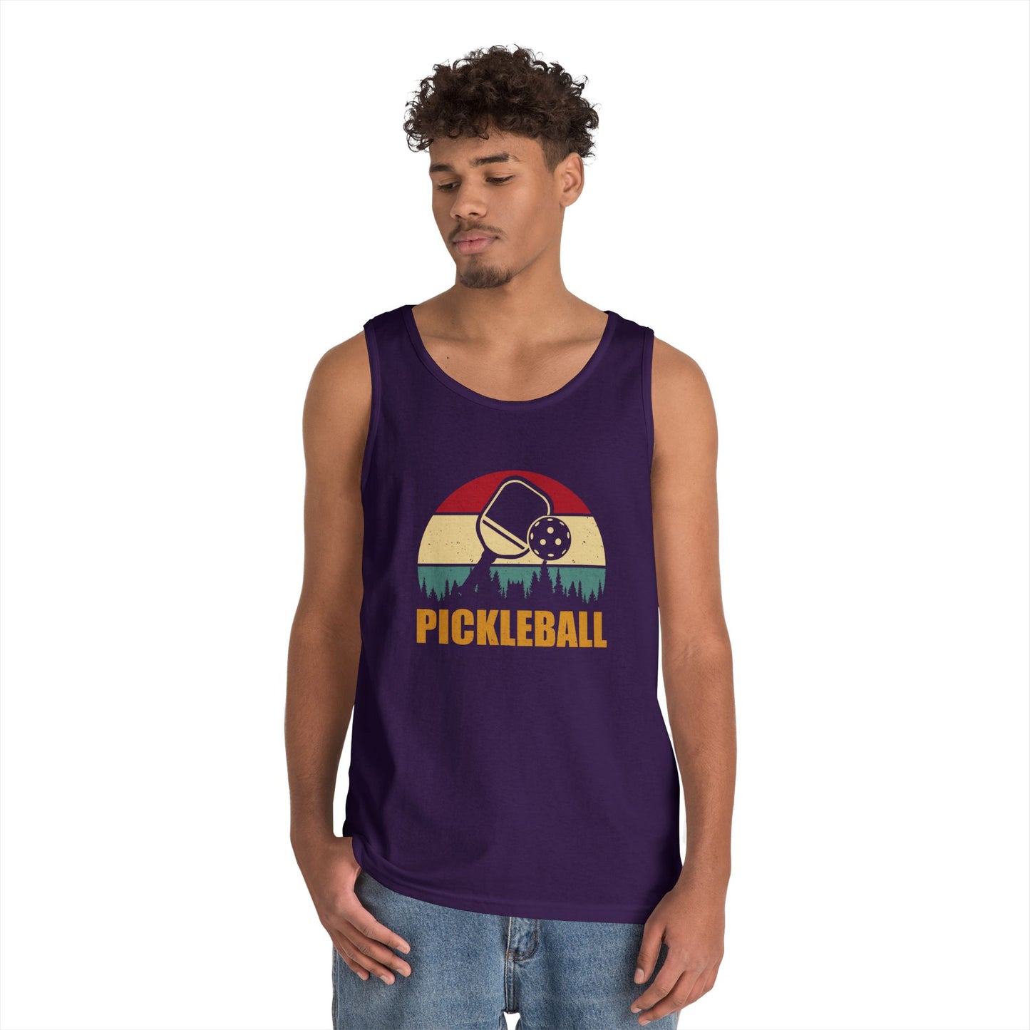 Men's Funny Pickleball Tank Top - Pickleball Retro