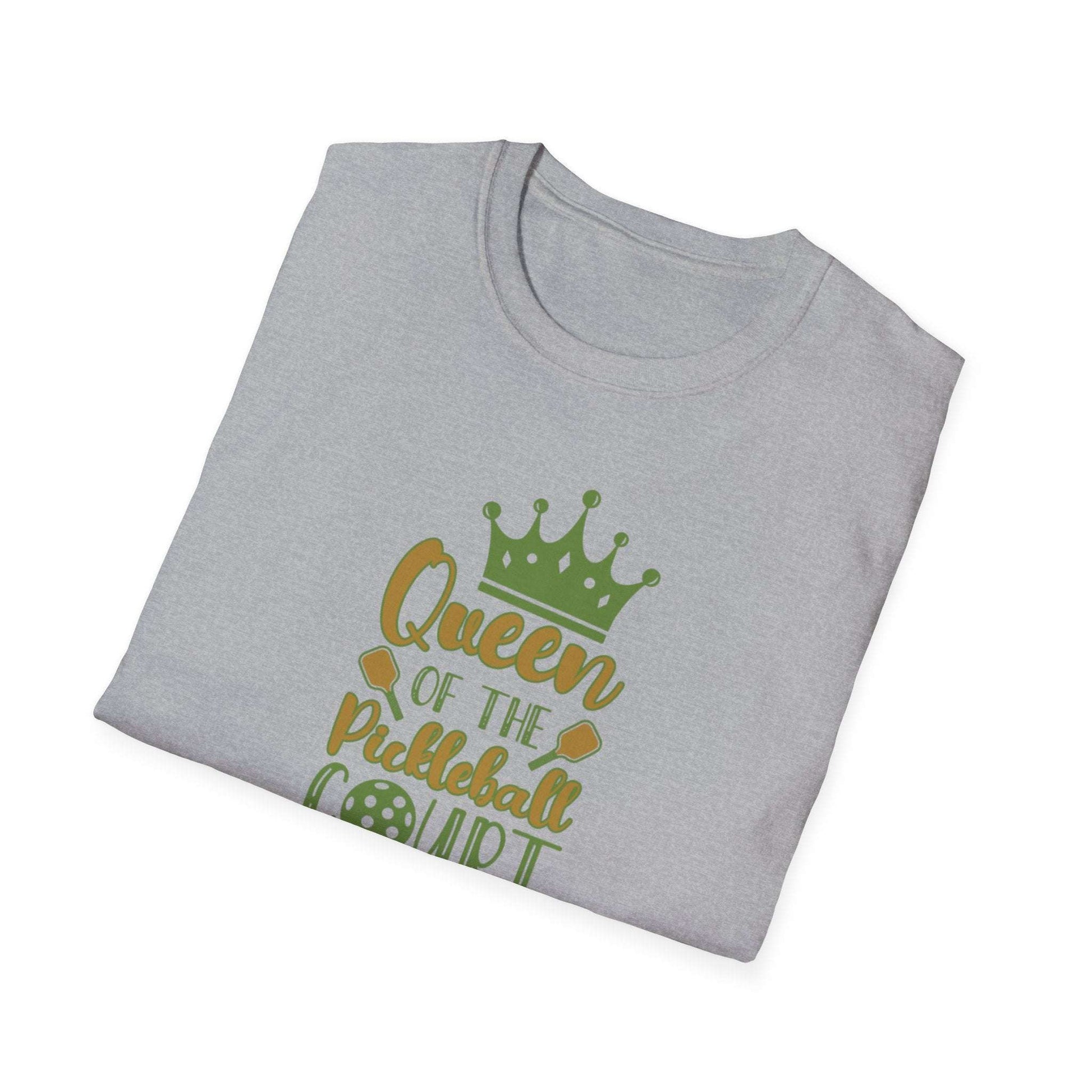 Women's Stylish Pickleball T-shirt - Queen of the Pickleball Court