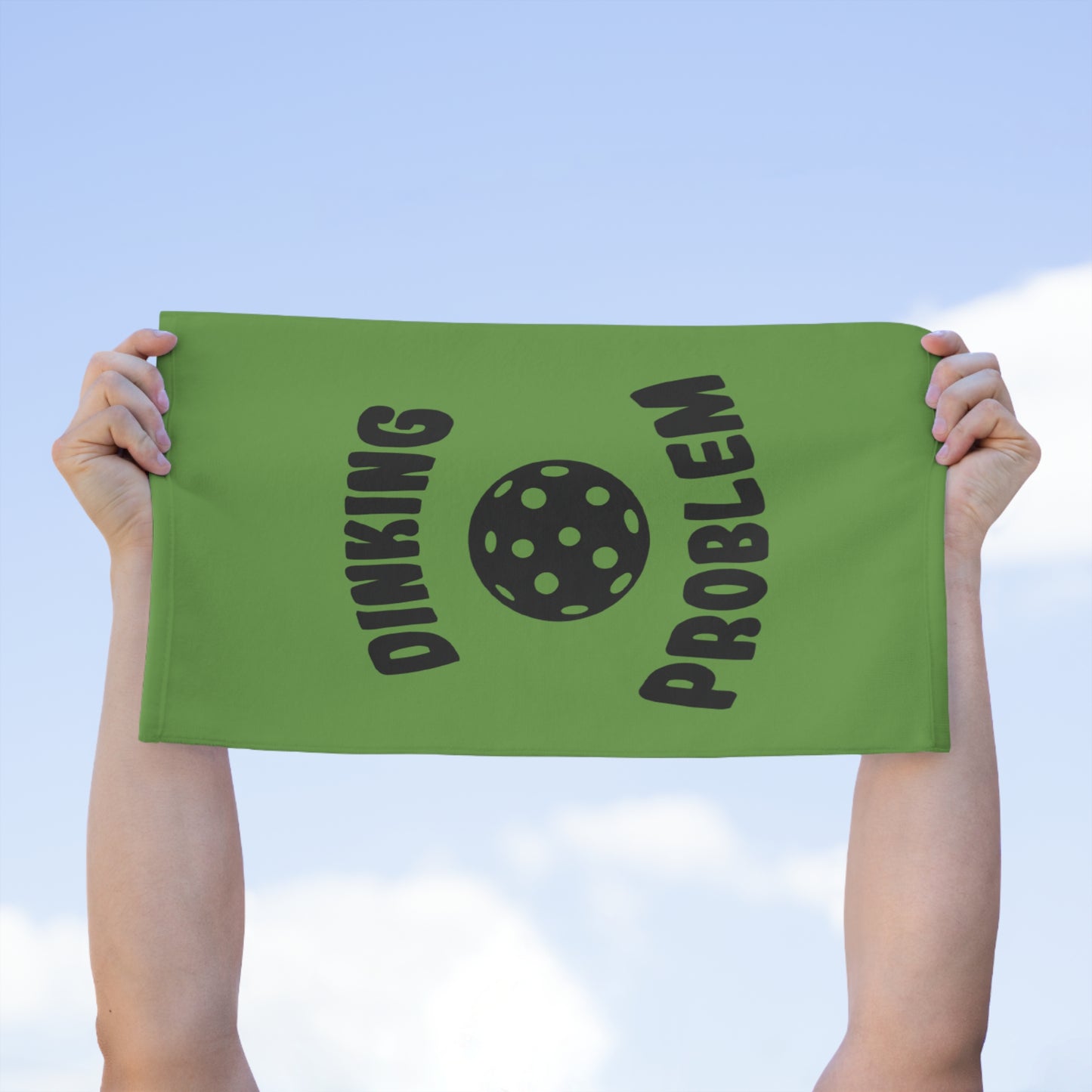 Pickleball Funny Rally Towel - Dinking Problem