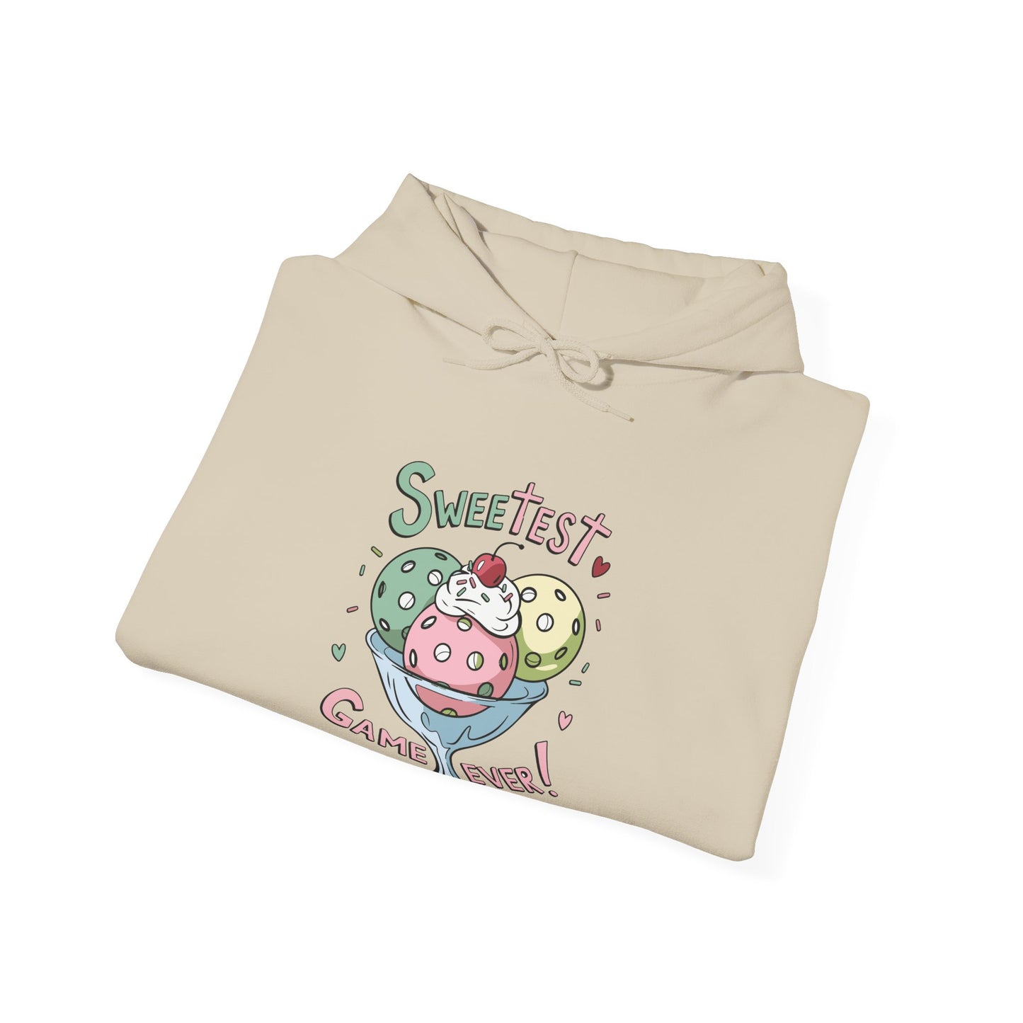 Women's Comfy Pickleball Hoodie - Sweetest Game Ever
