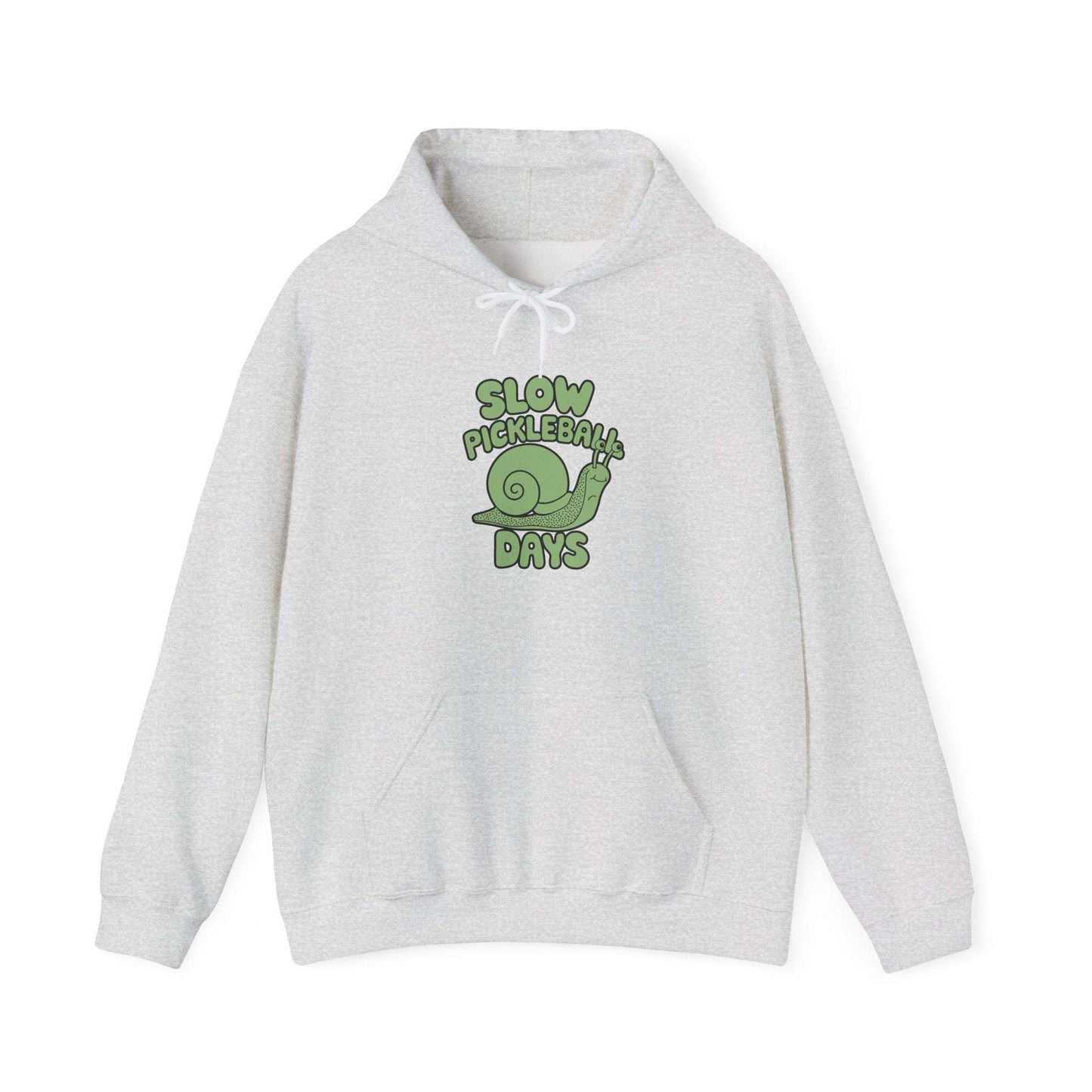 Women's Soft Pickleball Hoodie - Slow Pickleball Days Gray