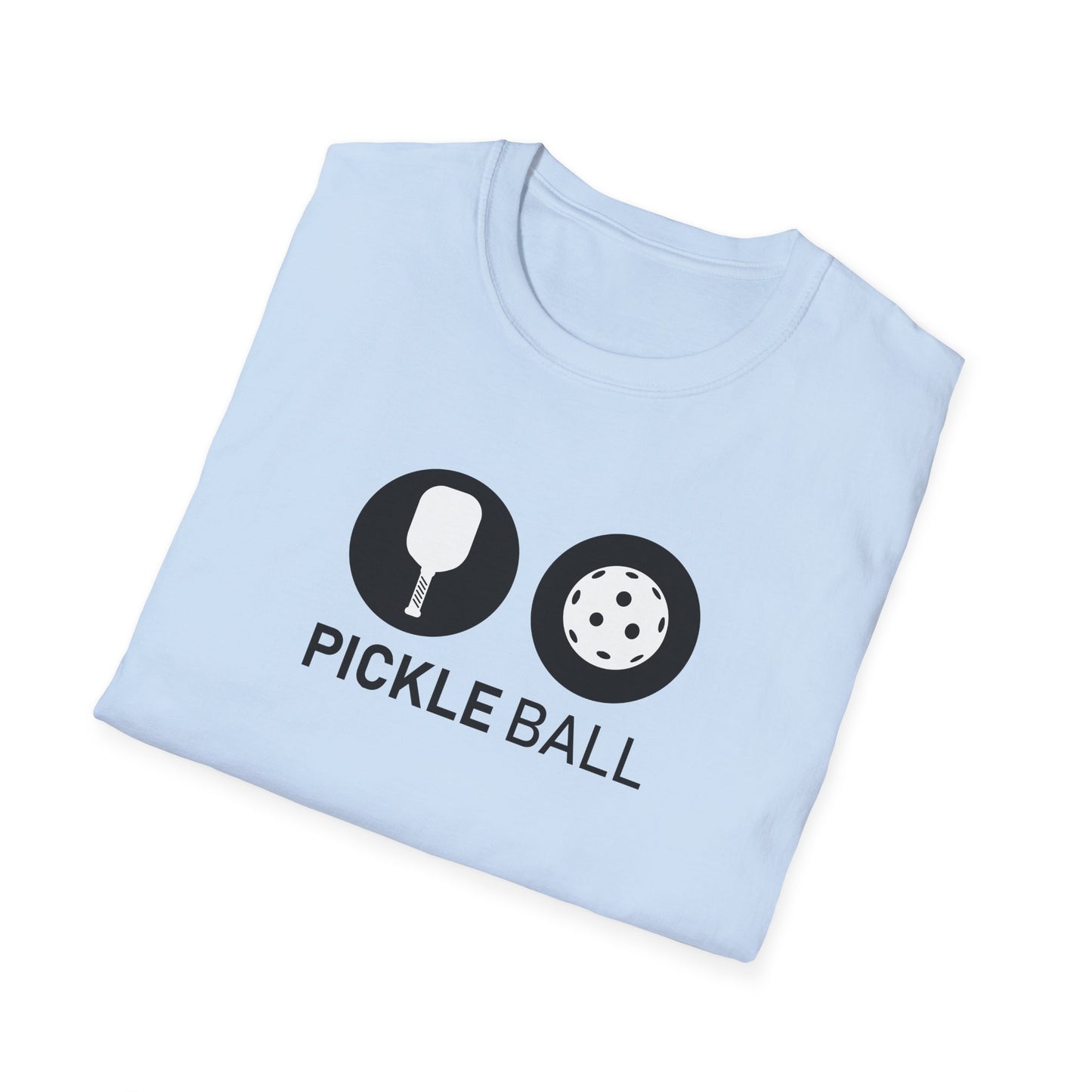 Women's Fun Pickleball T-shirt - Pickle and Ball