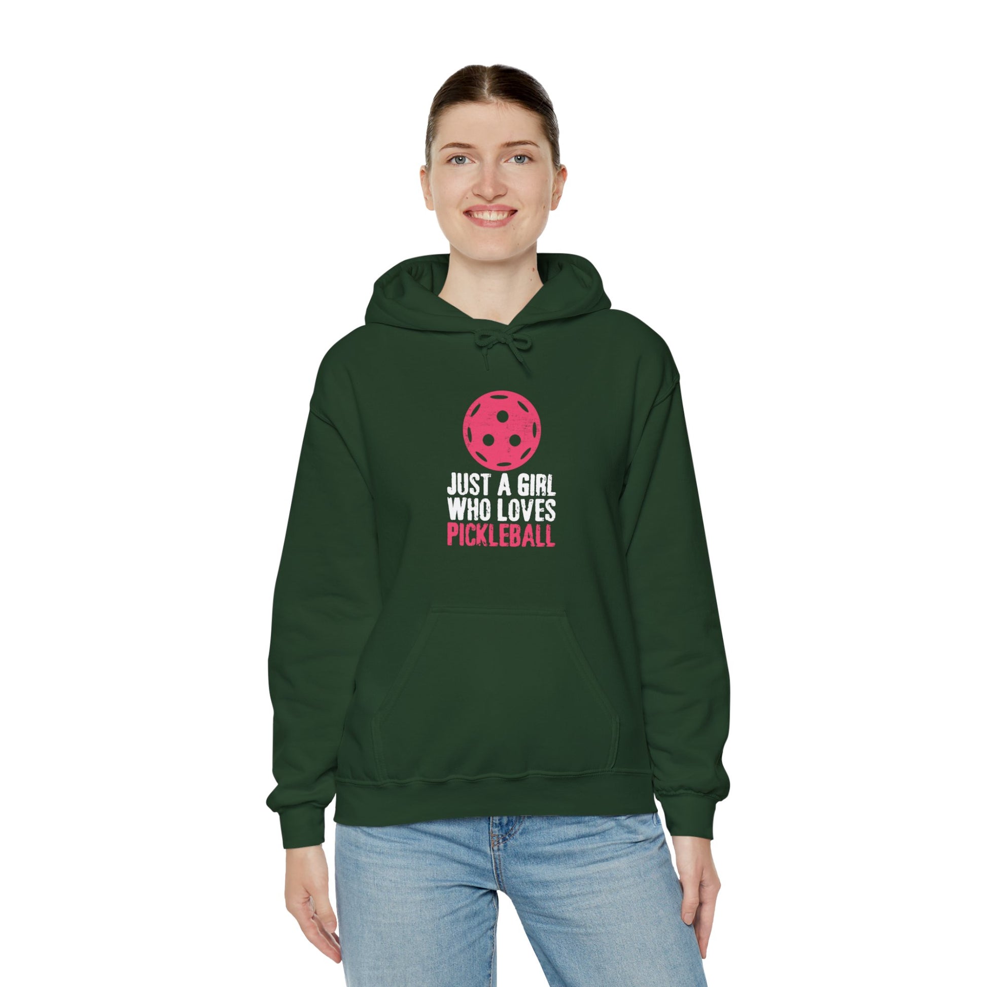 Women's Cute Pickleball Hoodie - Just A Girl Who Loves Pickleball